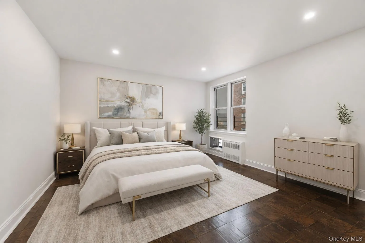 Staged bedroom Staged bedroom