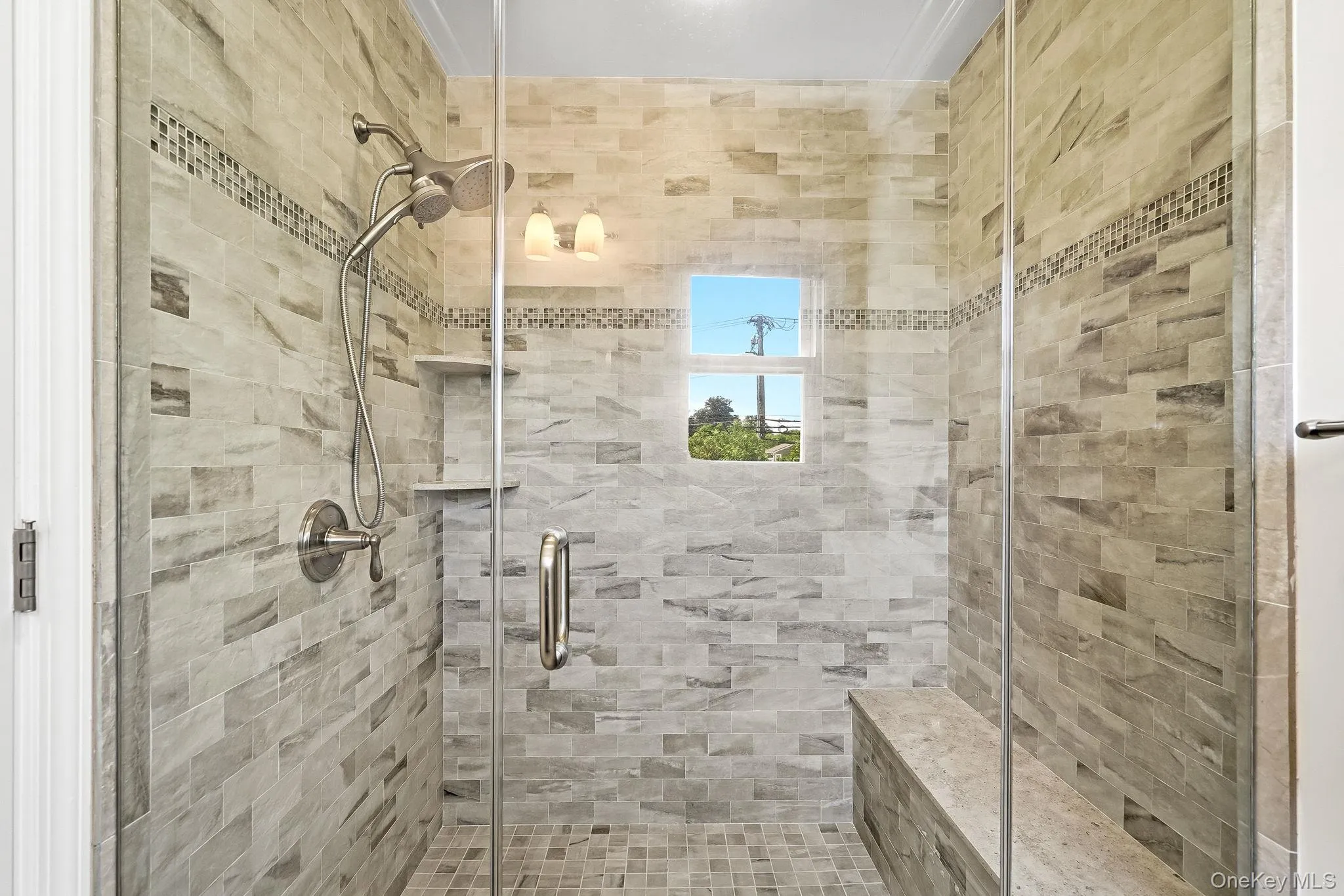 Shower in Primary Bathroom Shower in Primary Bathroom