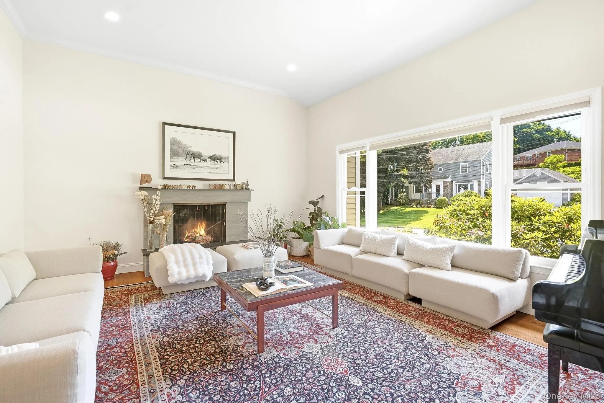 Another Living Room View with Fireplace Another Living Room View with Fireplace