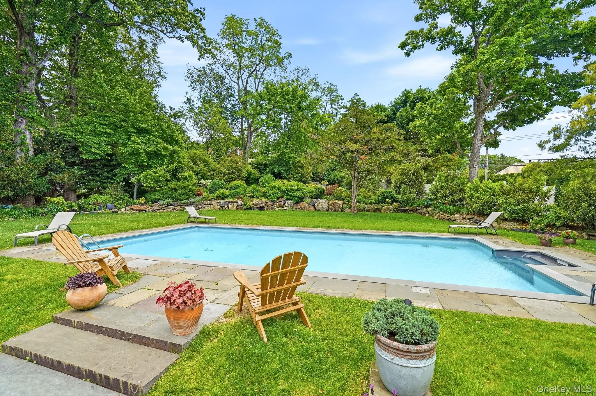 Rear Parklike Property with Pool and Patio Rear Parklike Property with Pool and Patio