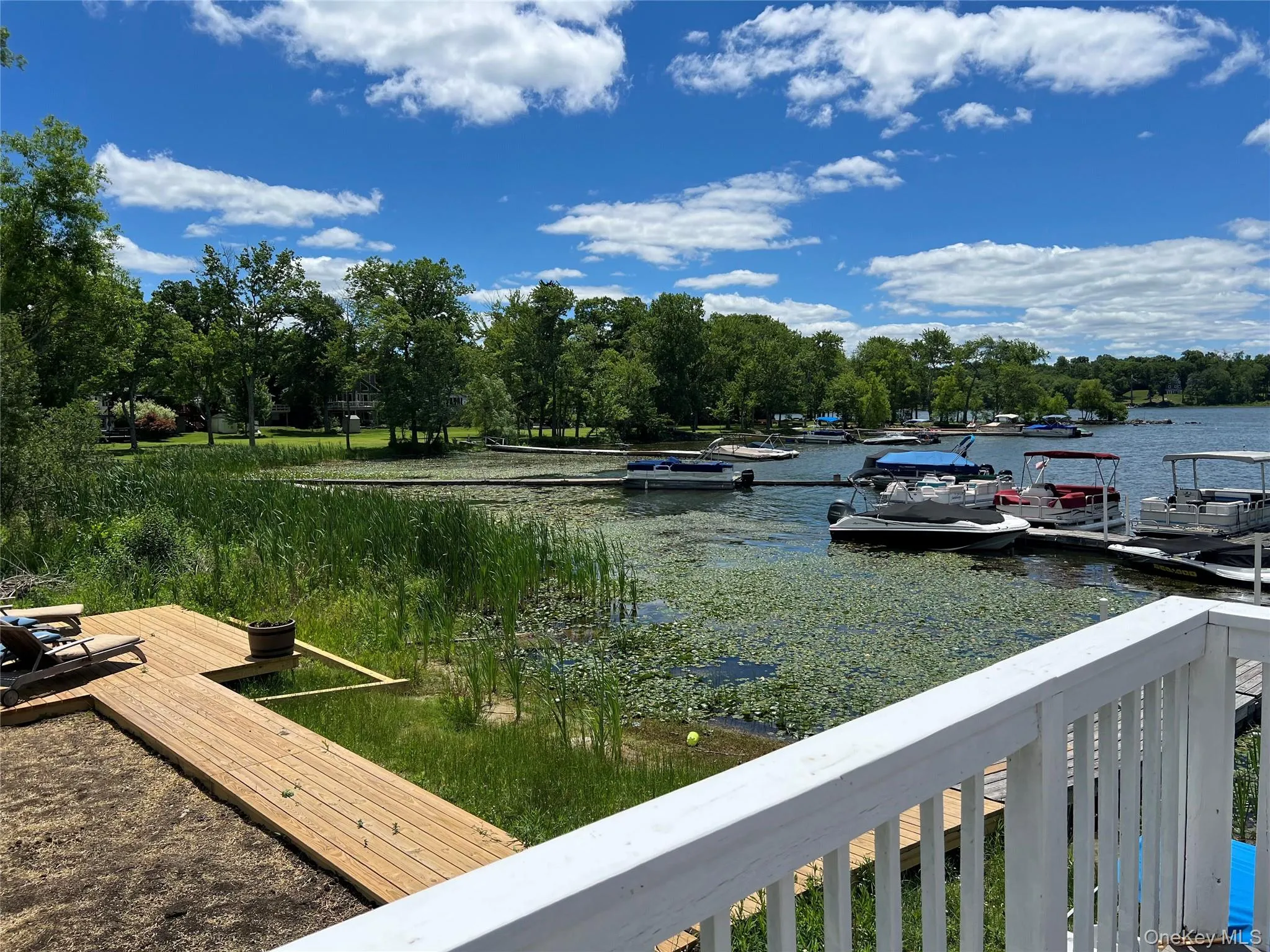 Lake and dock Lake and dock