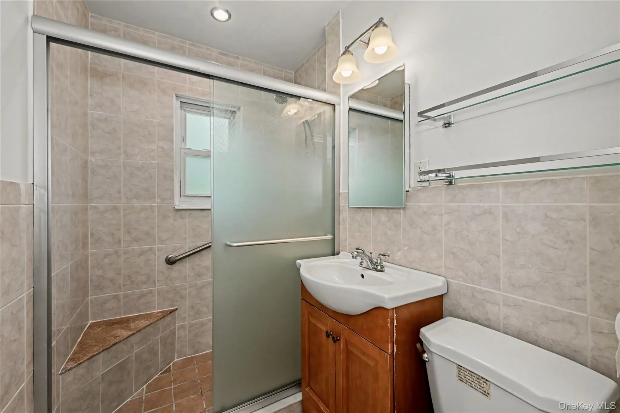 Updated with walk-in shower Updated with walk-in shower