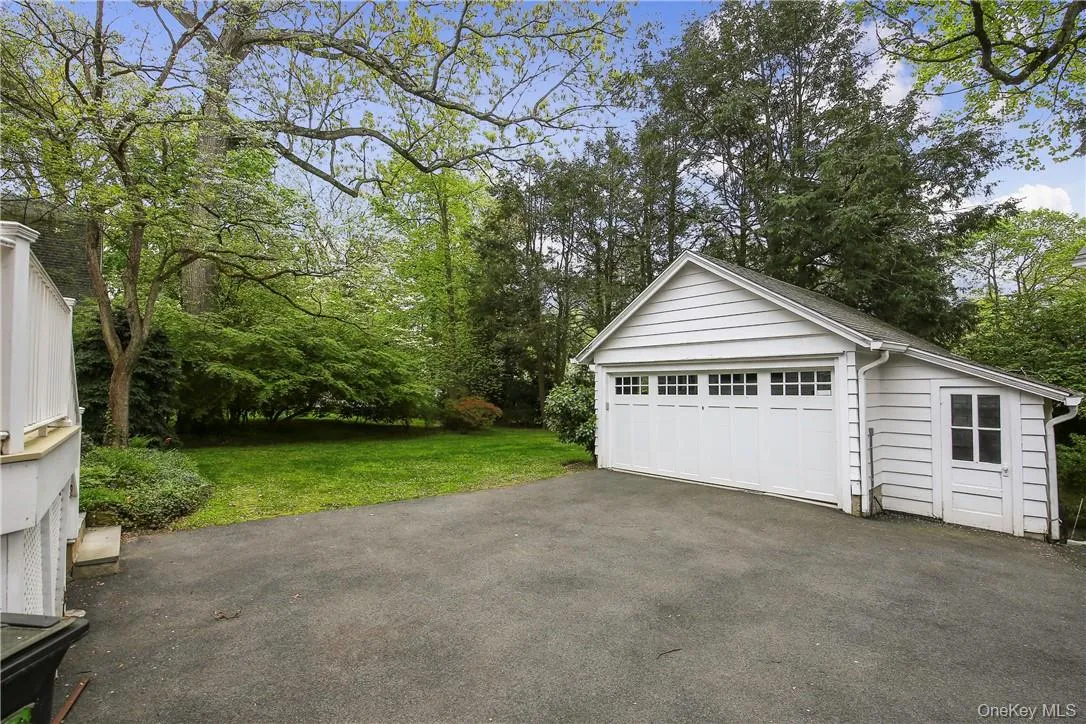 Driveway and two car garage Driveway and two car garage