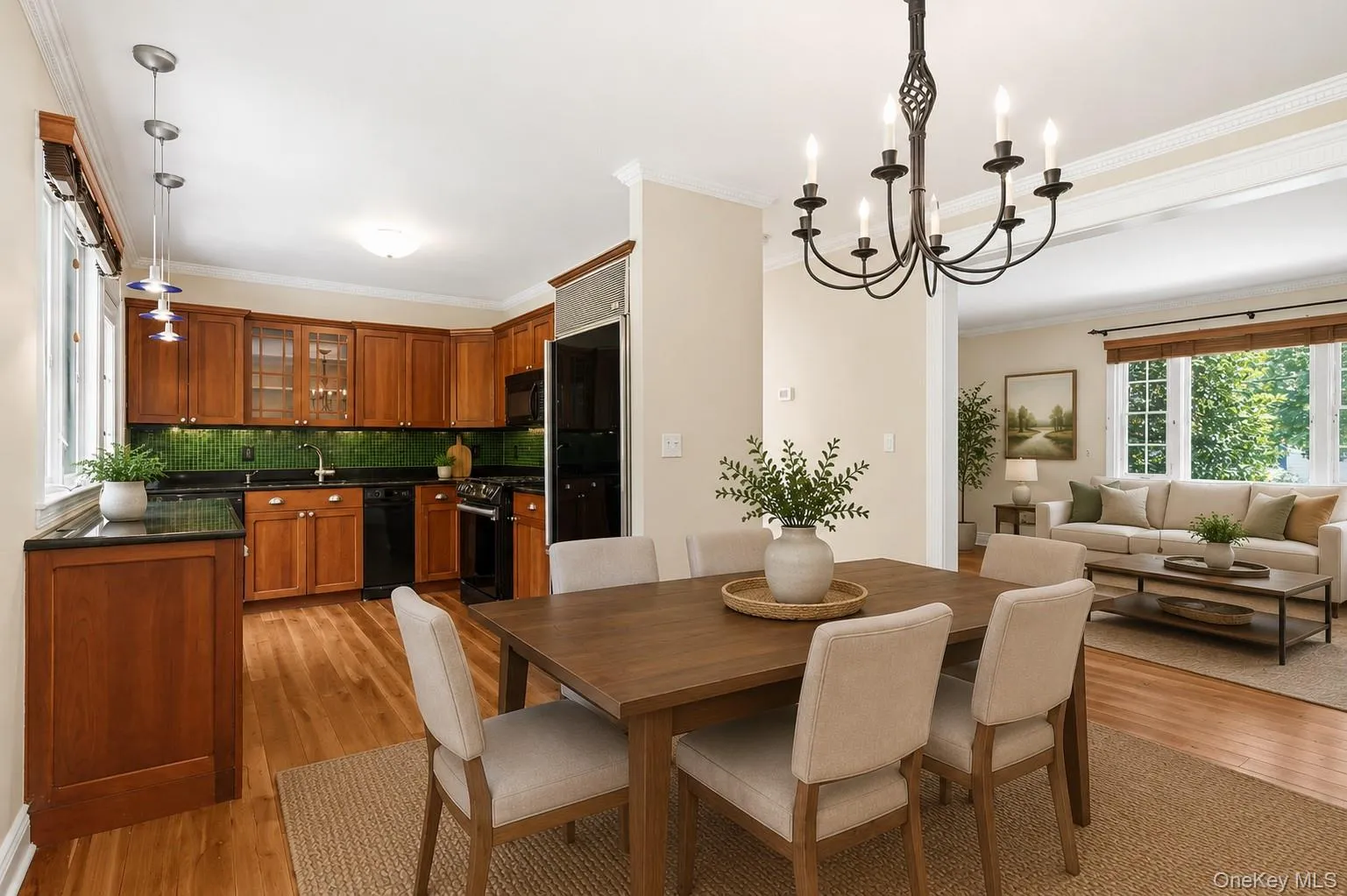 Virtually Staged Dining Area Alternate View Virtually Staged Dining Area Alternate View