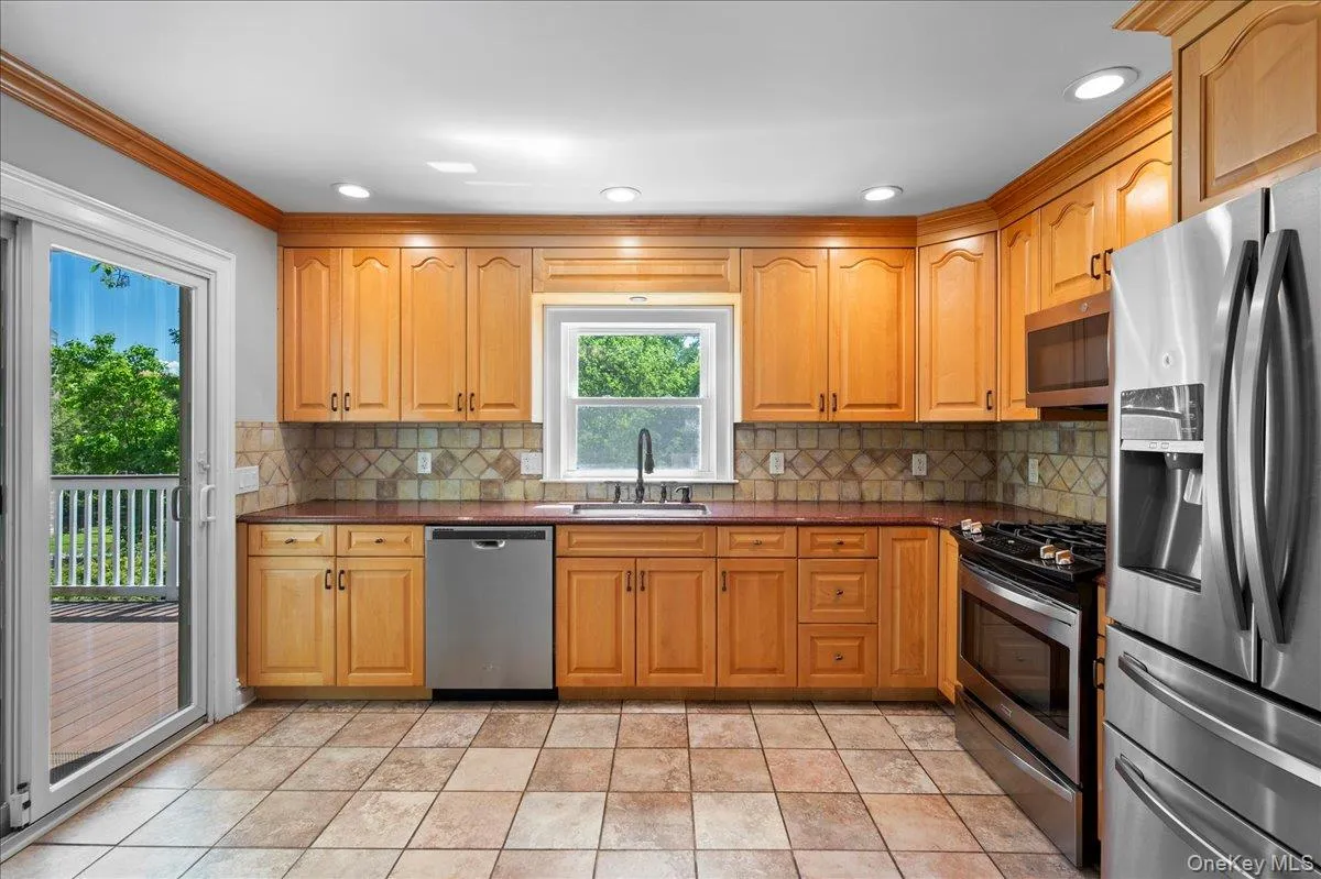 Updated kitchen with room for eat-in table Updated kitchen with room for eat-in table