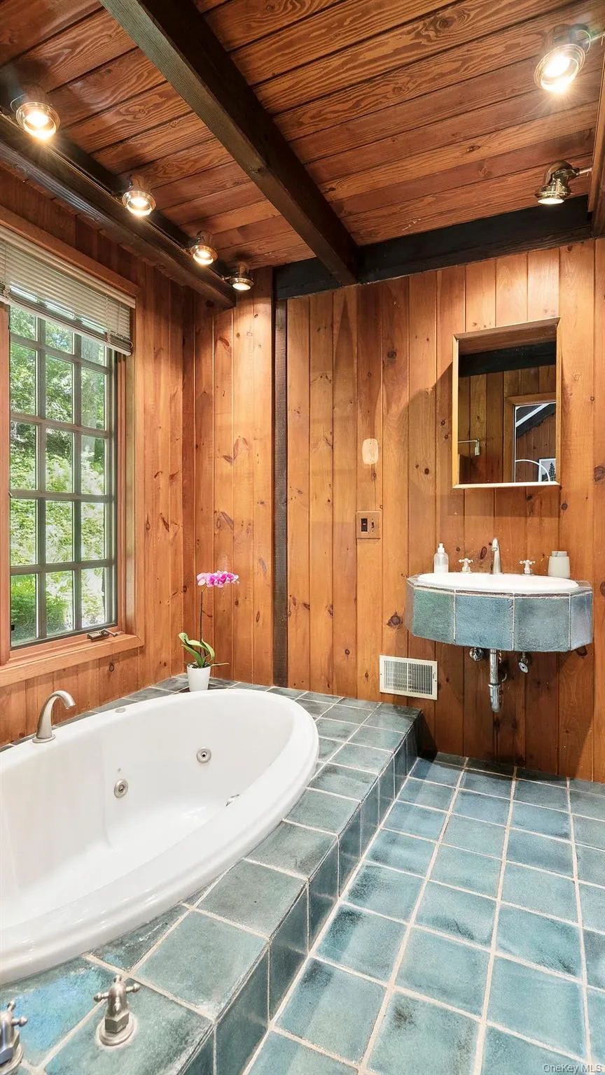 with sunken tub with sunken tub