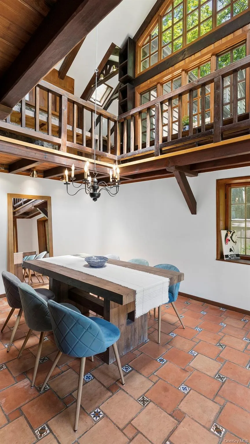 with dramatic open ceiling with dramatic open ceiling