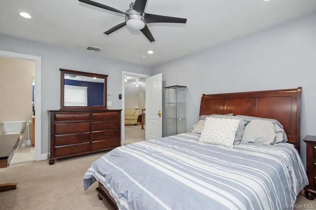 Third Bedroom has recessed lighting and ceiling fan with light Third Bedroom has recessed lighting and ceiling fan with light