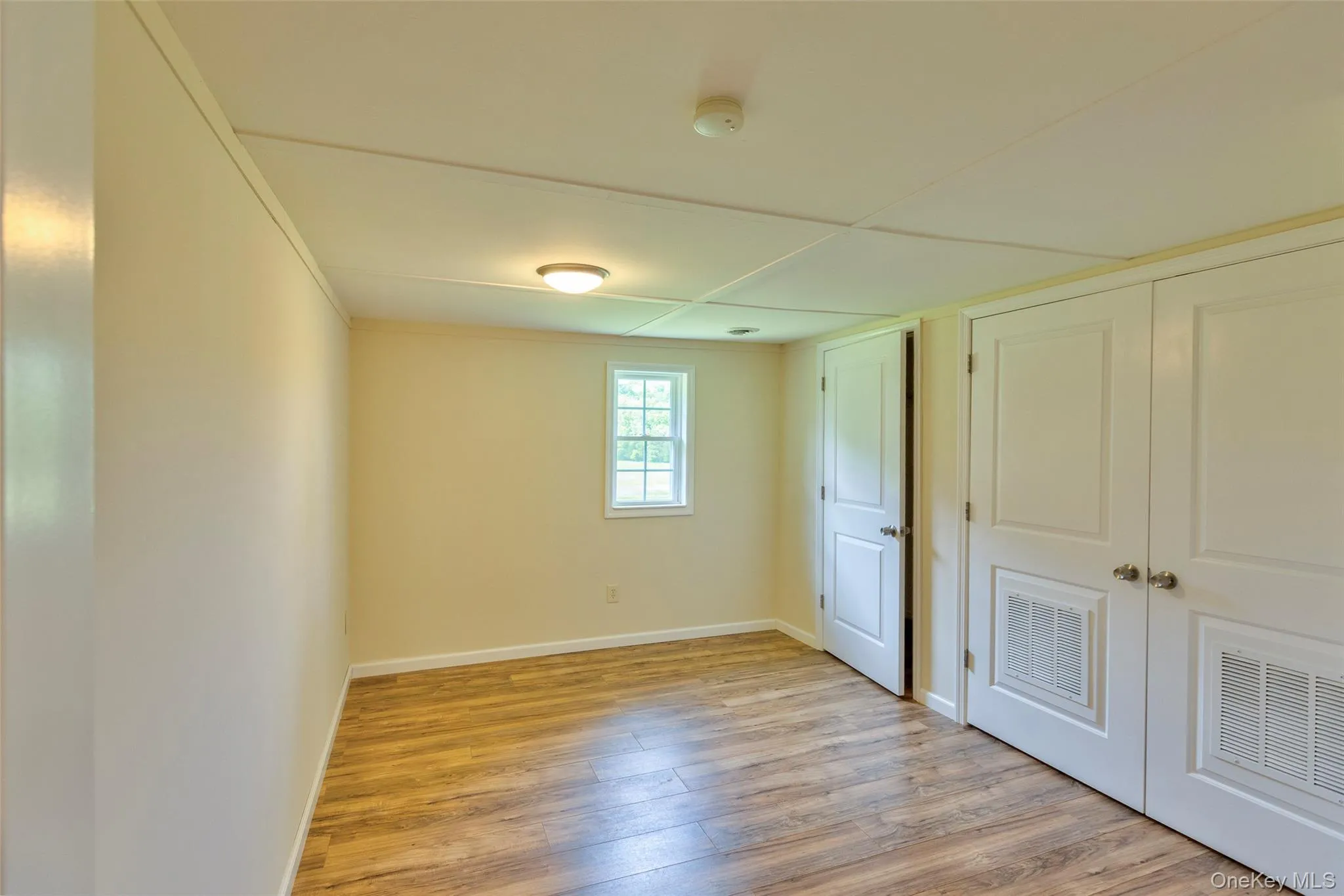 cottage bedroom with closet for mechanicals cottage bedroom with closet for mechanicals