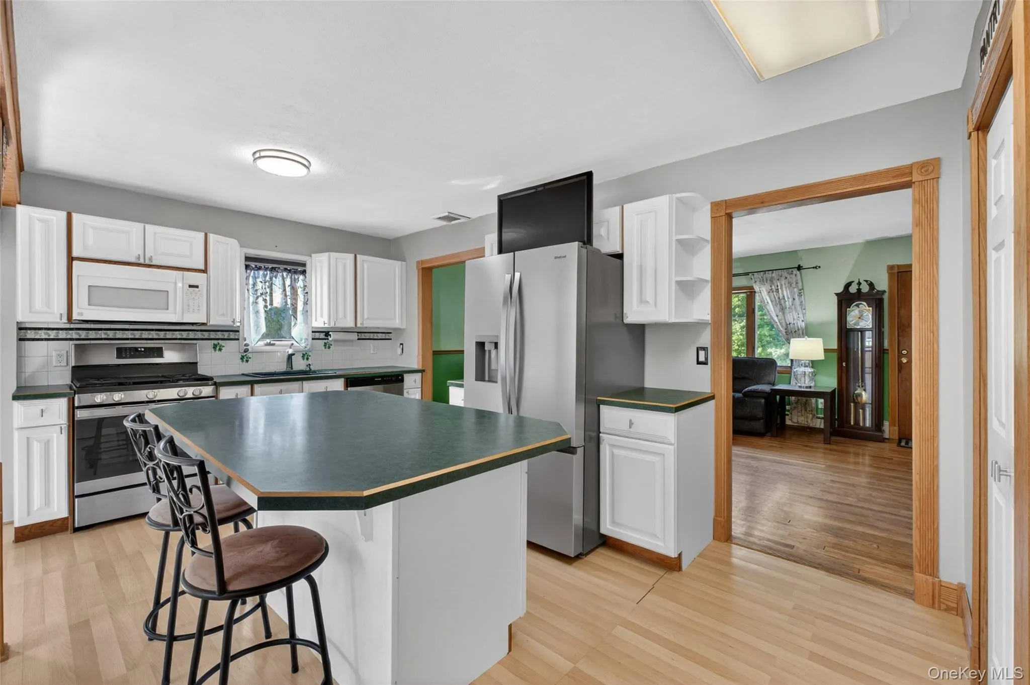 Open kitchen with center island Open kitchen with center island