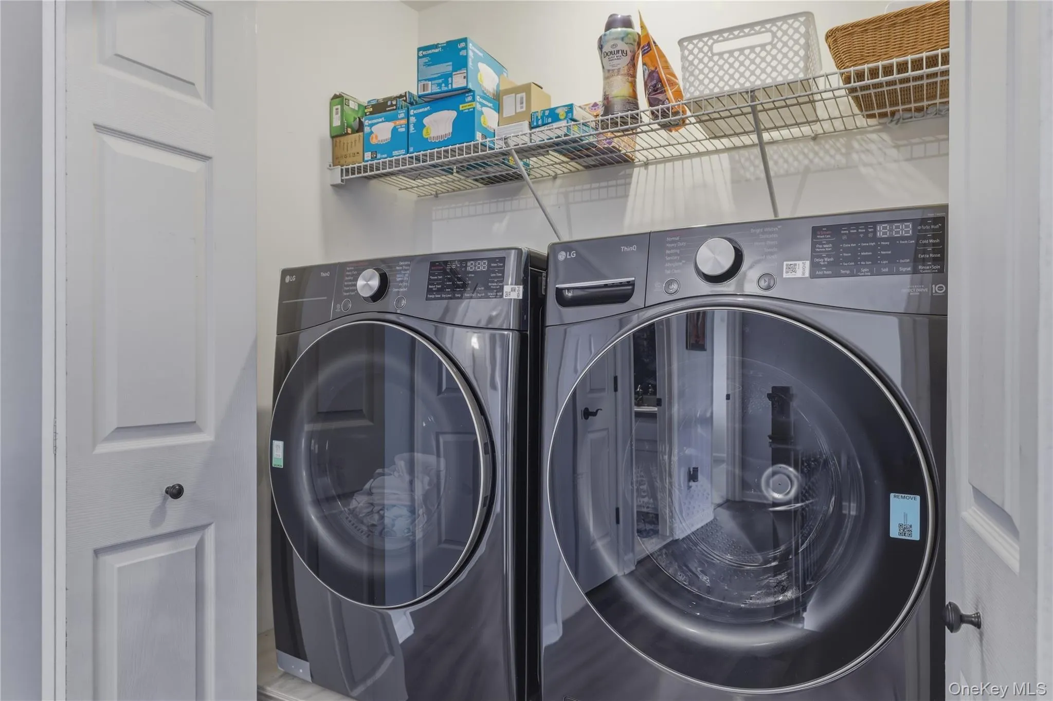 Washer dryer on the second level; next to primary suite Washer dryer on the second level; next to primary suite