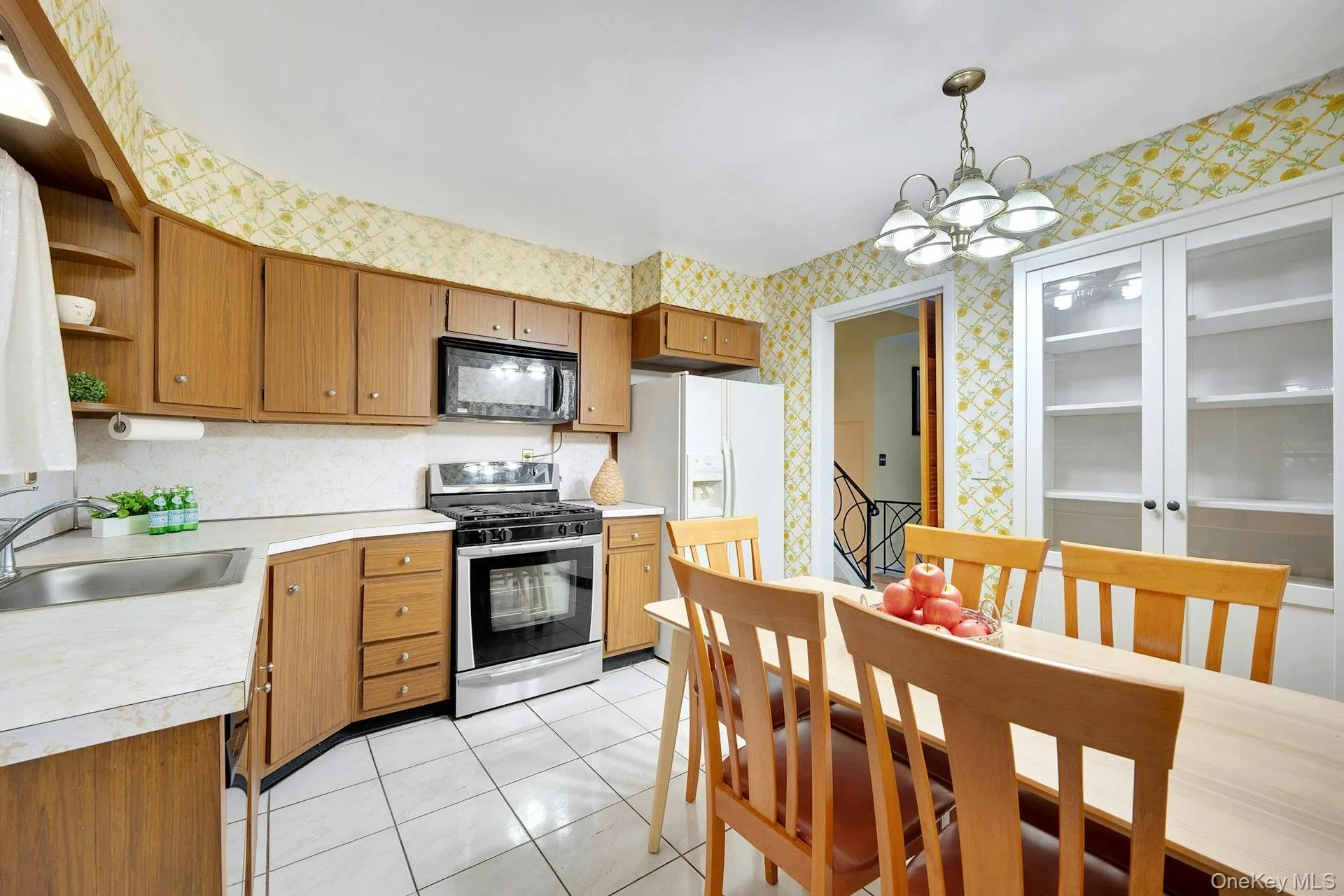 Kitchen with stainless steel appliances Kitchen with stainless steel appliances