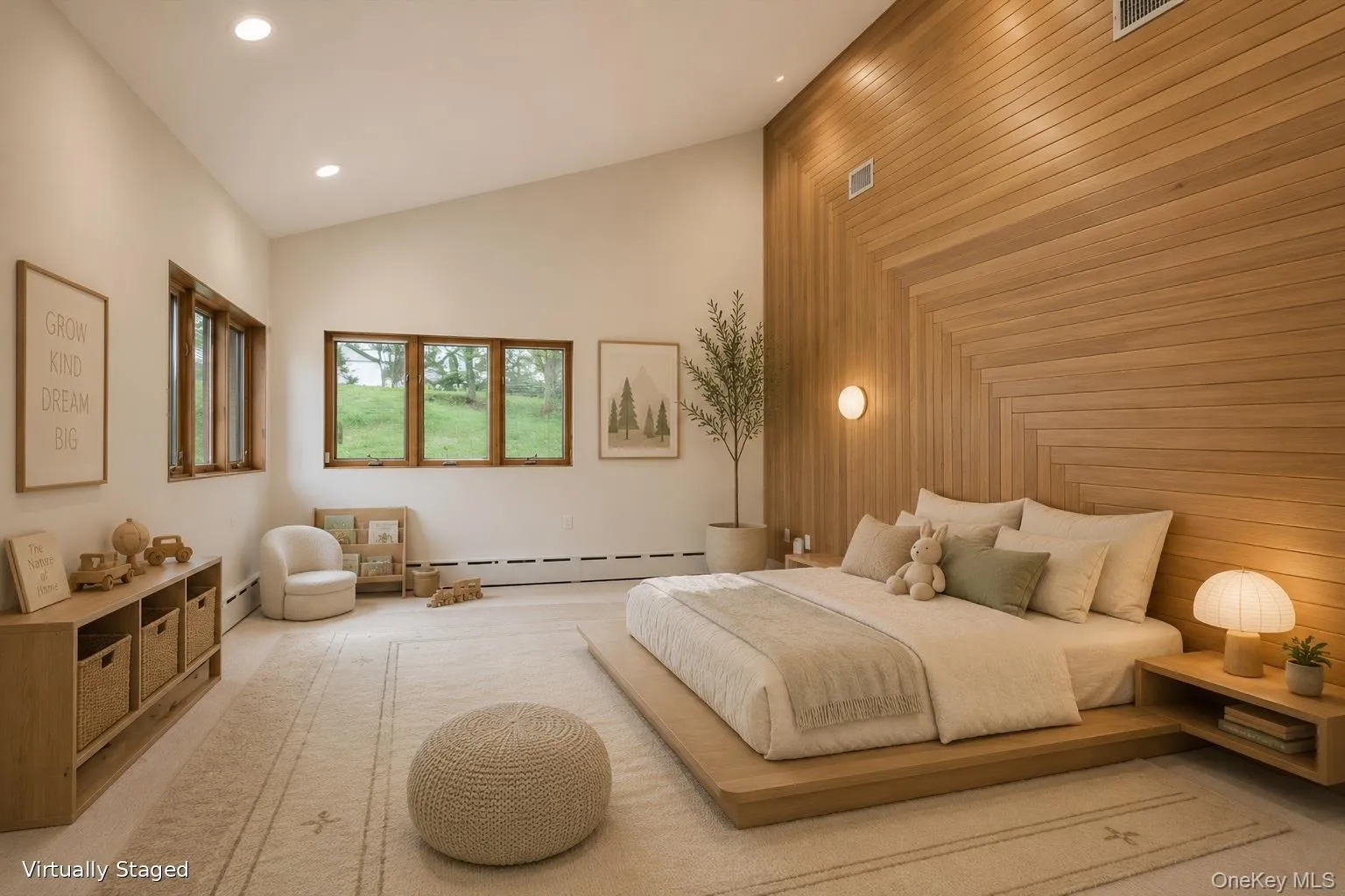 Virtually staged Bedroom Virtually staged Bedroom
