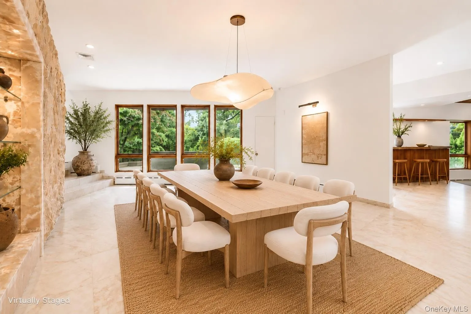 Virtually staged-Formal Dining Room Virtually staged-Formal Dining Room