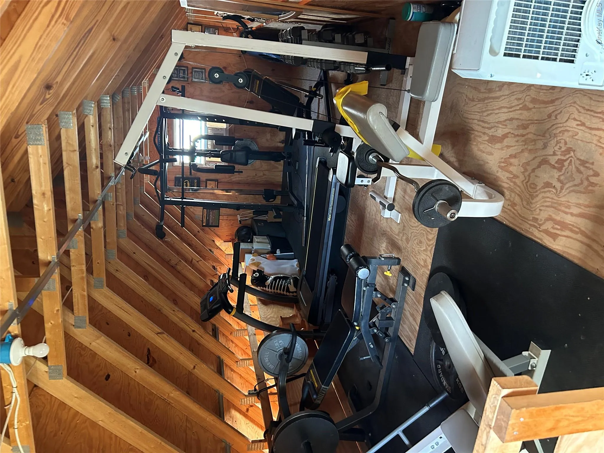 Garage Loft Fitness Area Garage Loft Fitness Area