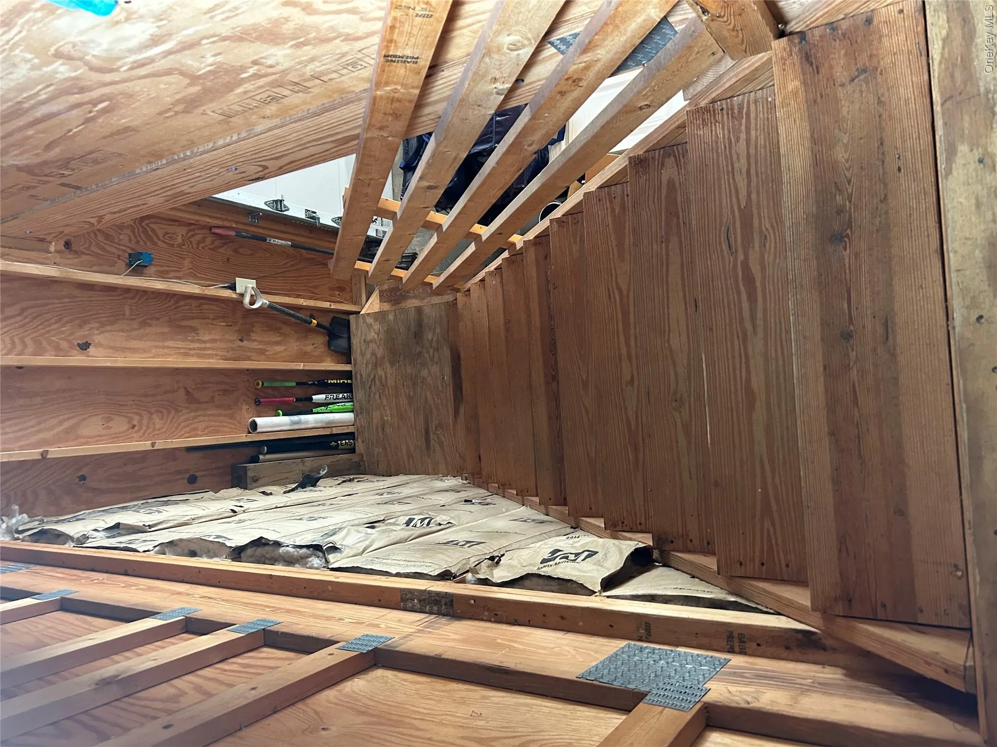 Stairs to garage loft Stairs to garage loft