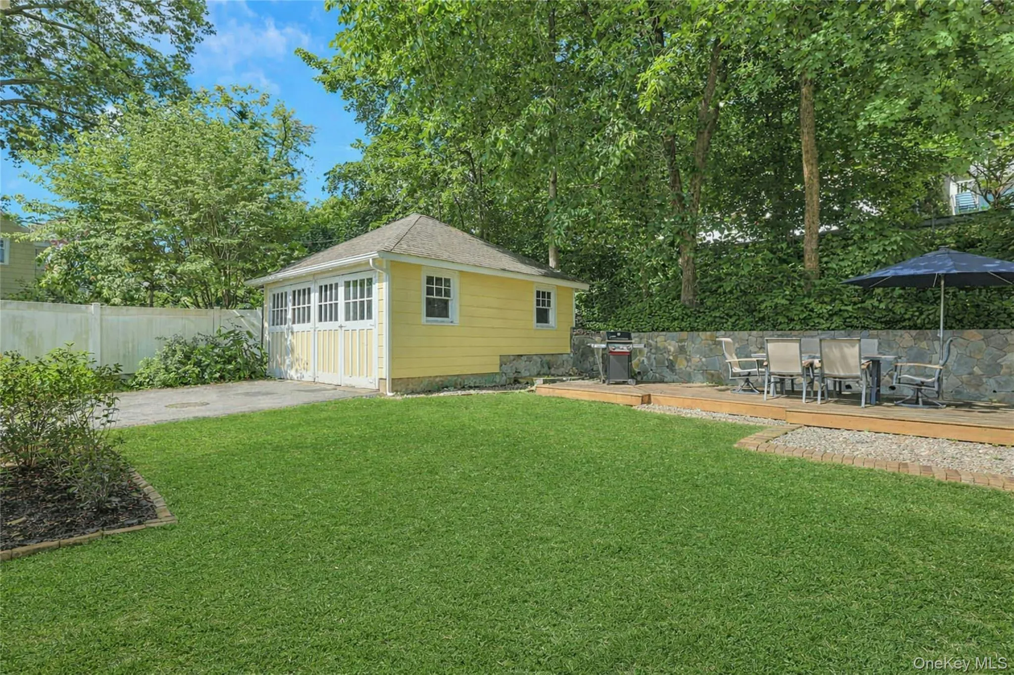 Level backyard. Two car garage. Level backyard. Two car garage.