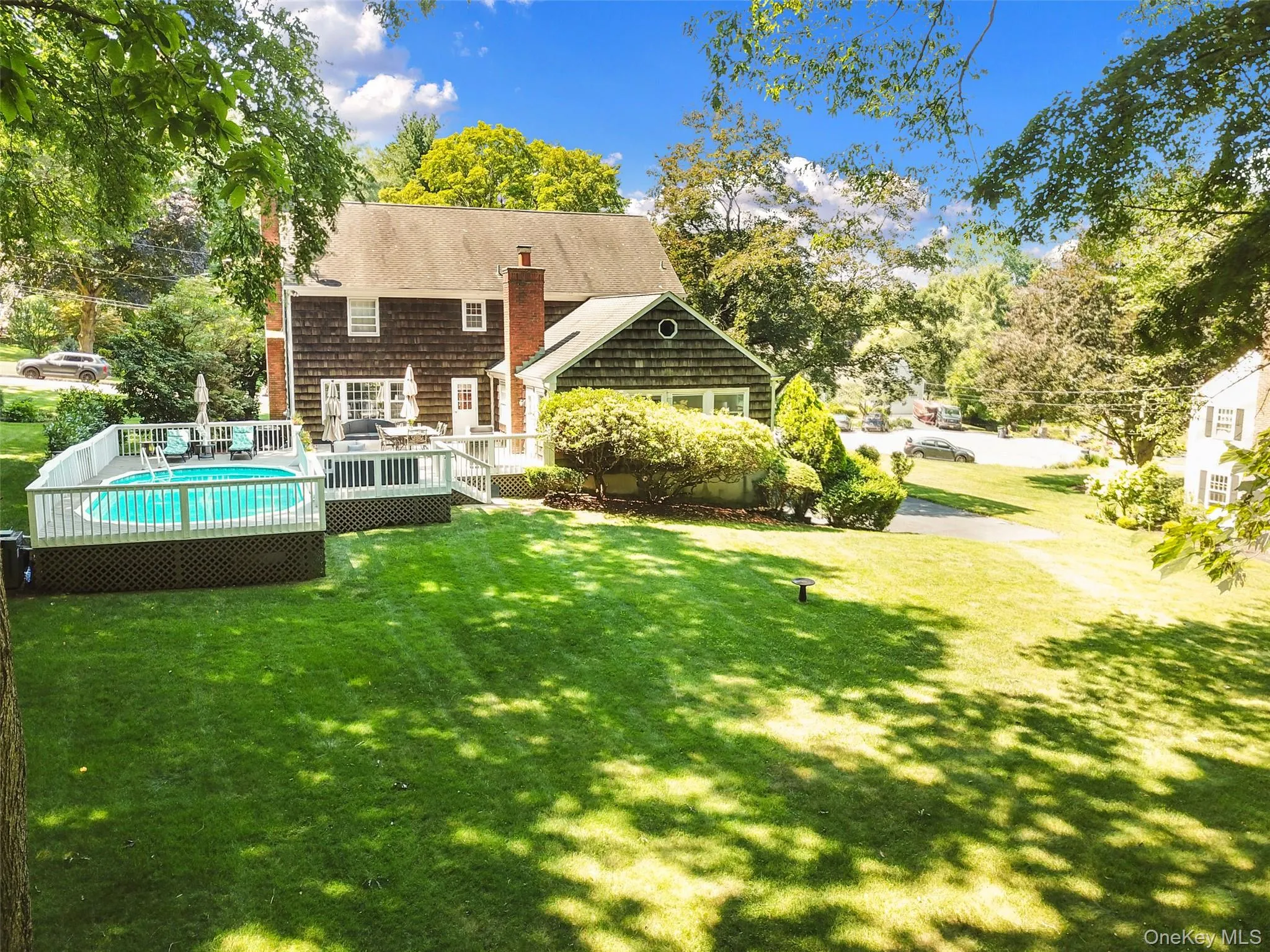 Expansive flat backyard Expansive flat backyard