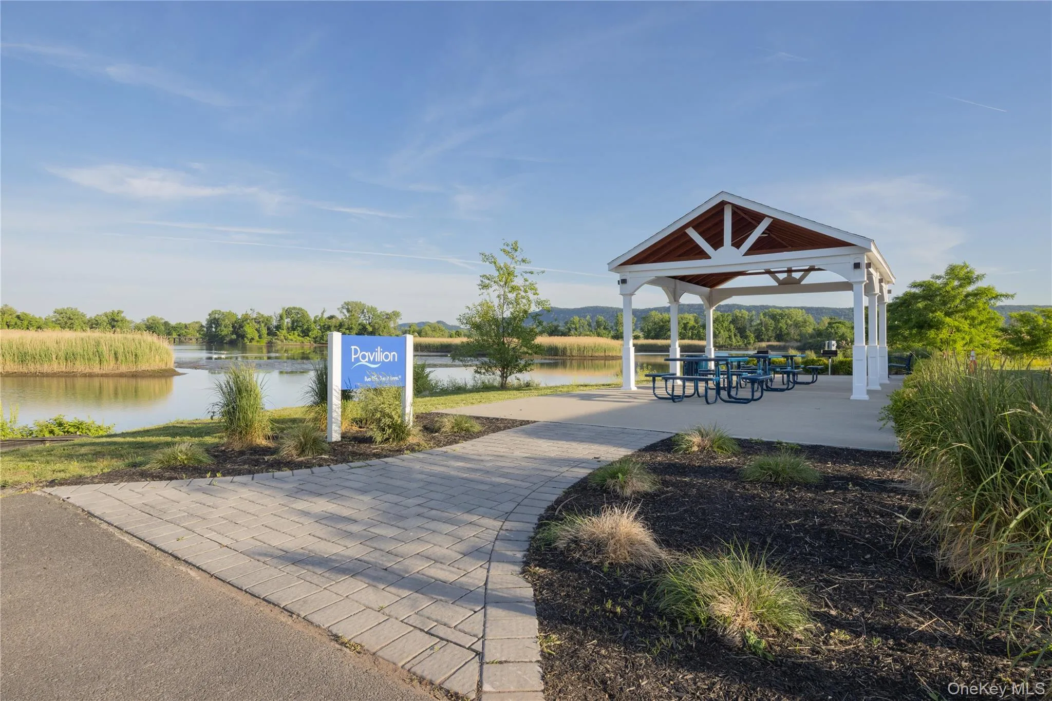 Vincent A. Clark Park located on the Hudson River just across the street with picnic tables. Vincent A. Clark Park located on the Hudson River just across the street with picnic tables.