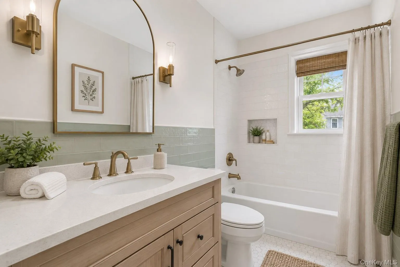 Bathroom virtually staged Bathroom virtually staged