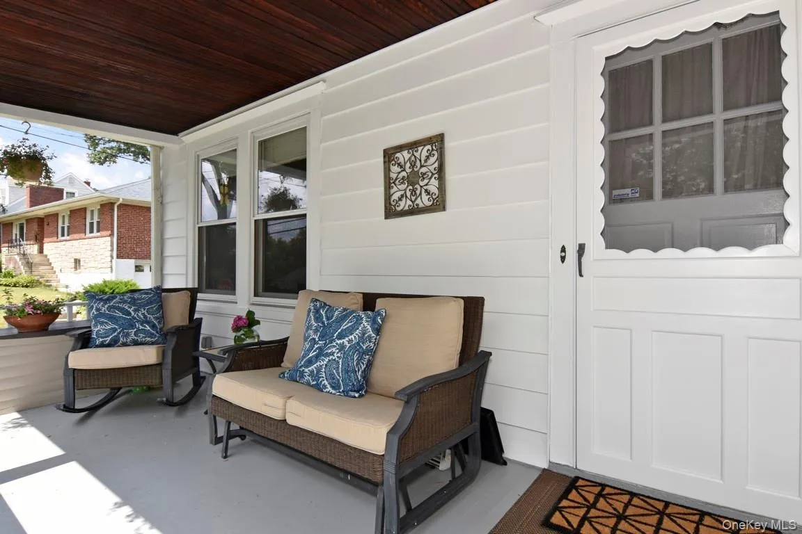 A welcoming front porch. A welcoming front porch.