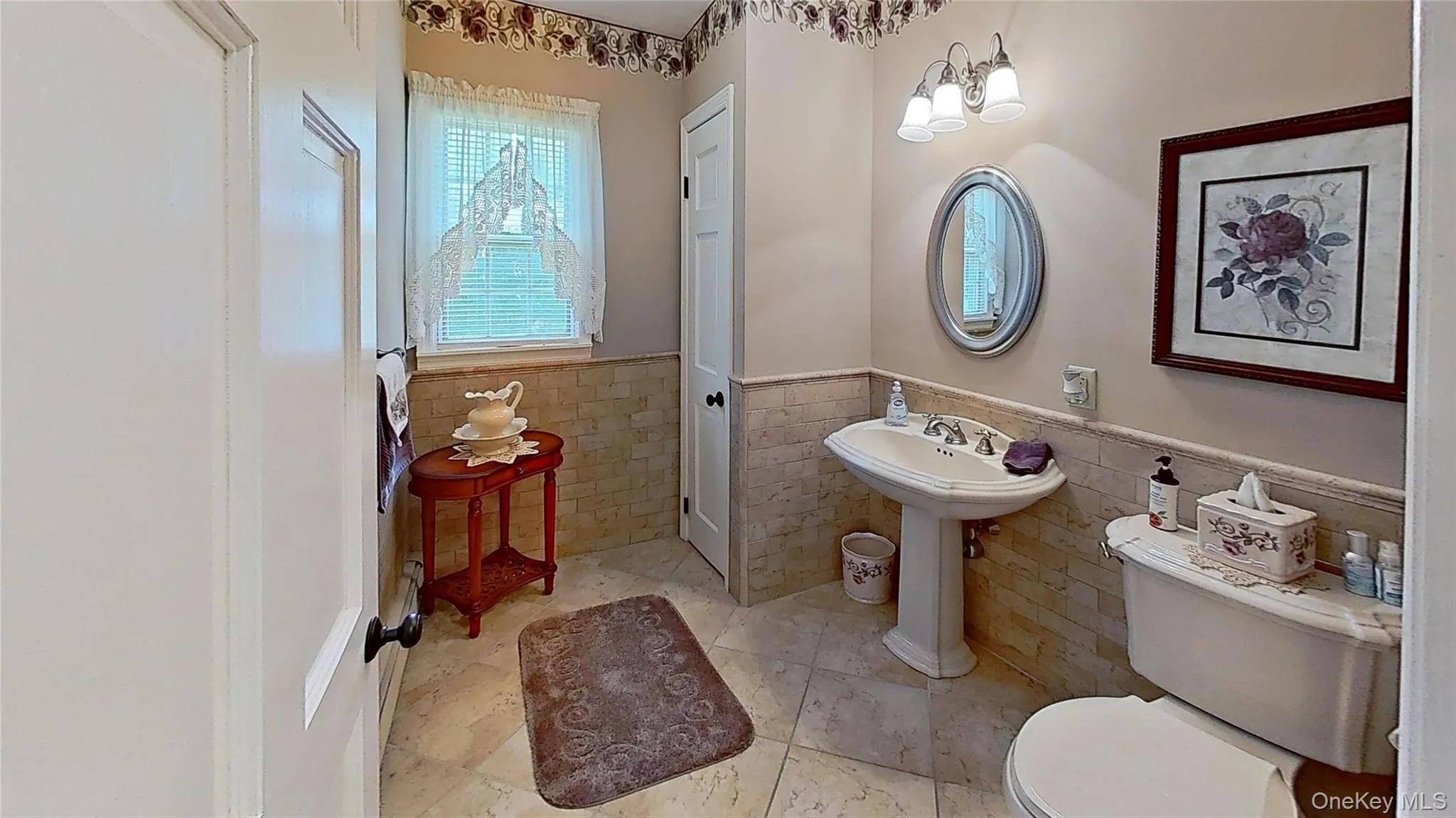 Updated bath with a window too! Updated bath with a window too!