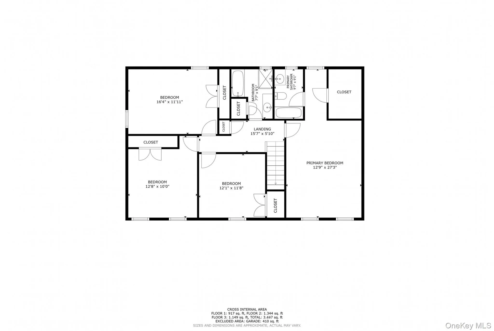 Second-level floor plan! Second-level floor plan!