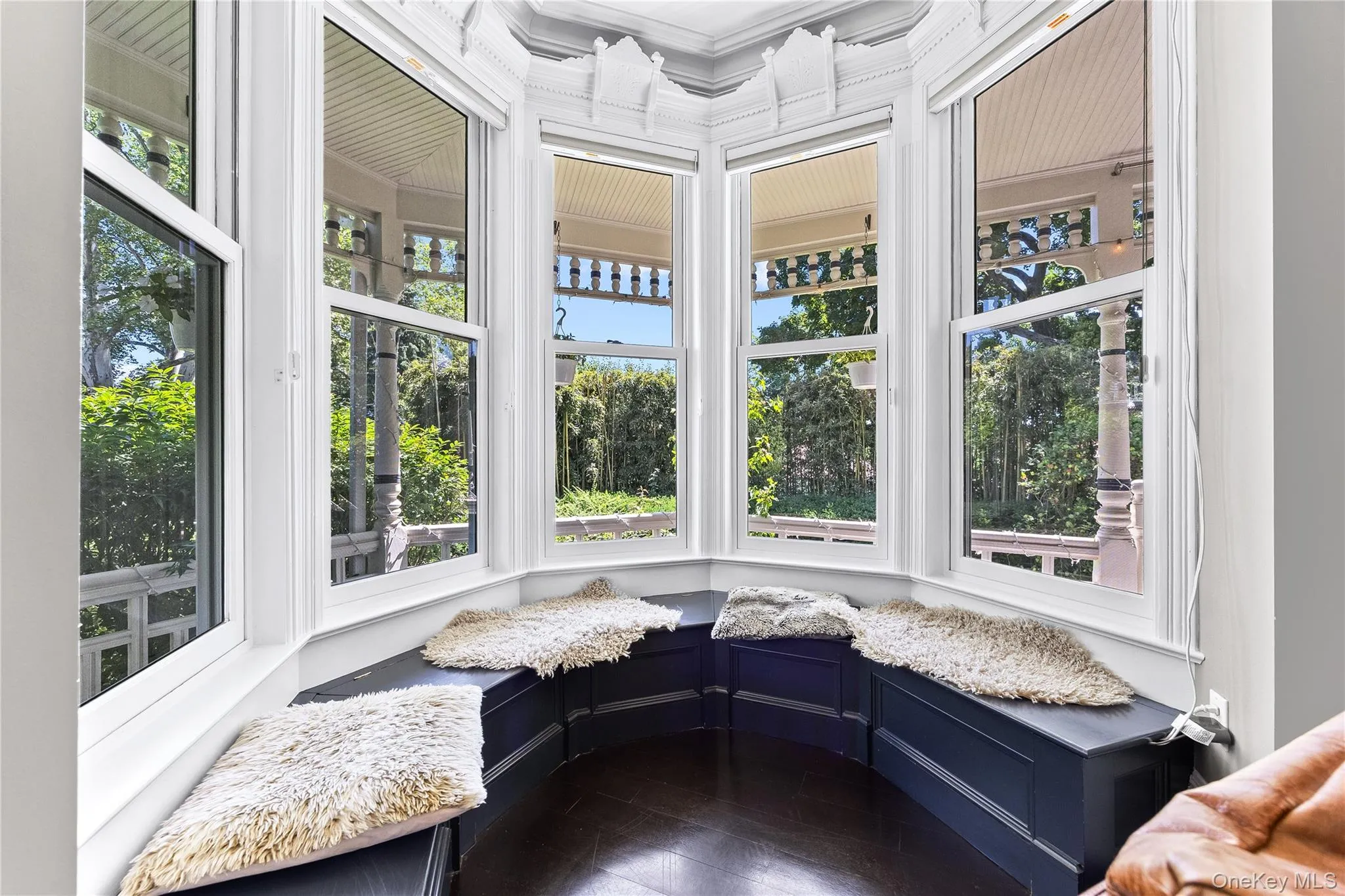 Bay window sitting area. Bay window sitting area.