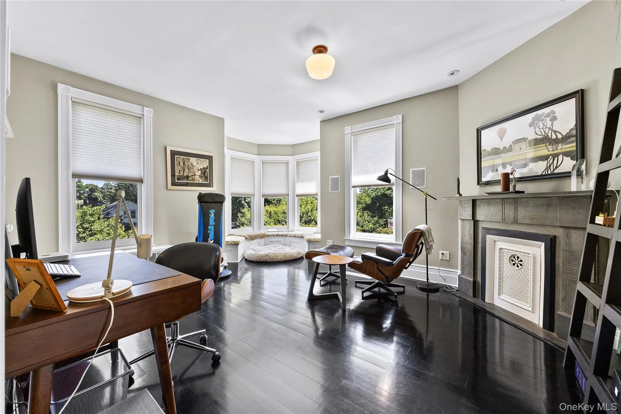 Polished dark wood flooring throughout Polished dark wood flooring throughout