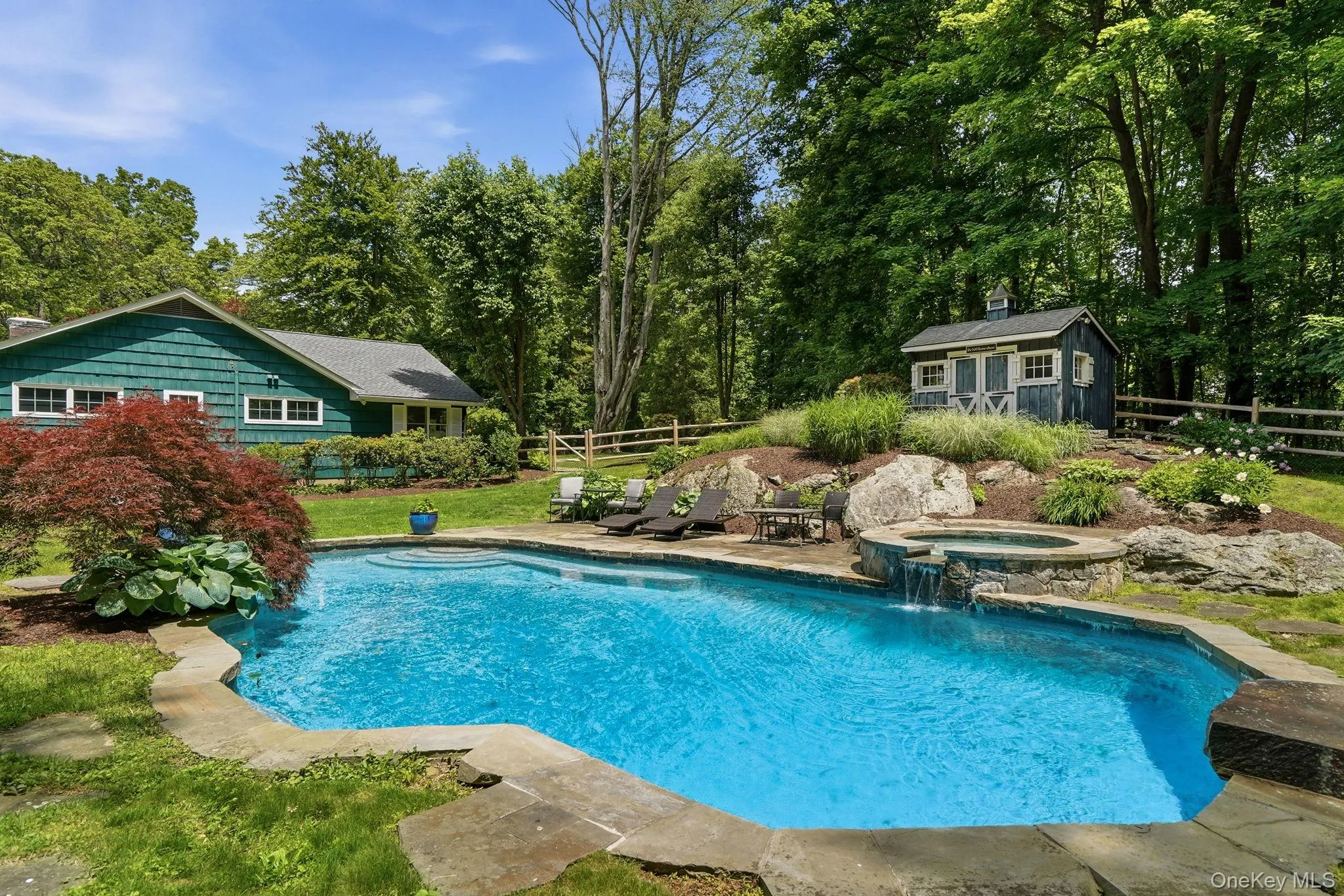 Luxurious heated pool. Luxurious heated pool.
