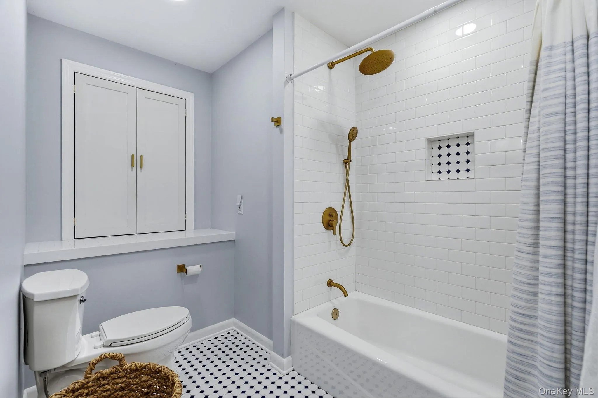 Another angle of hall bath. Another angle of hall bath.