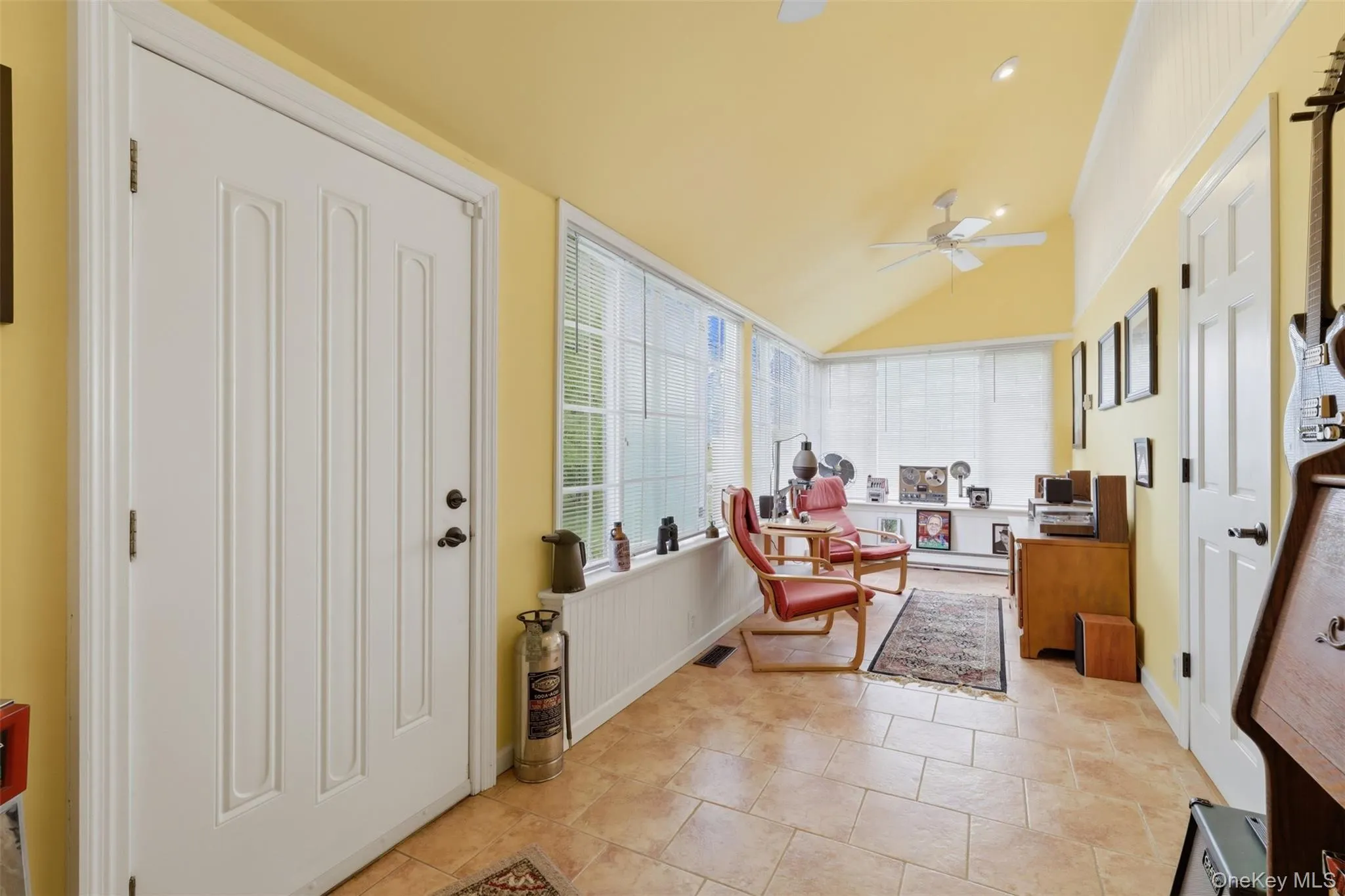 Sunroom with separate entrance to outside Sunroom with separate entrance to outside