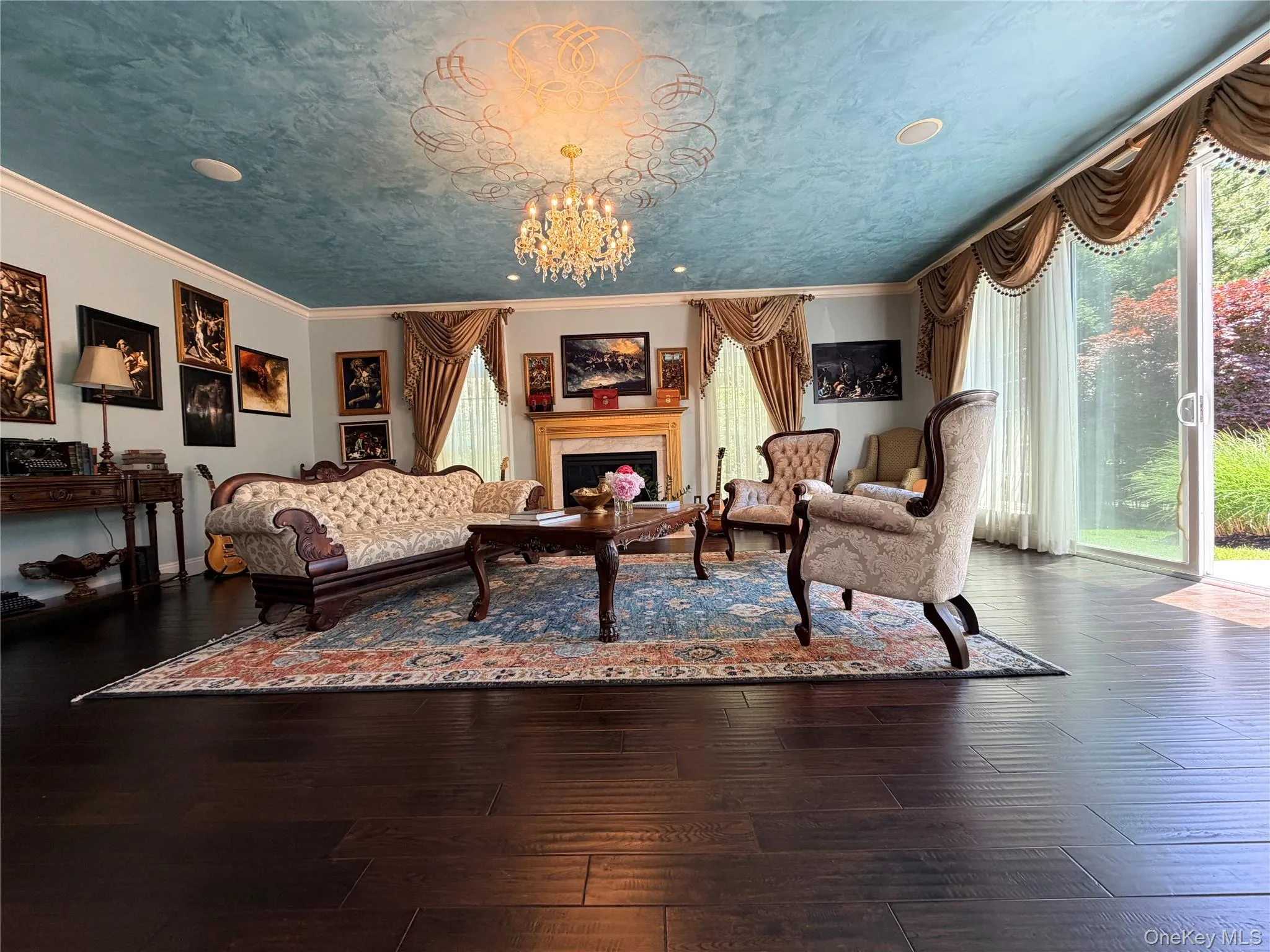 Rich wood-finish flooring throughout Rich wood-finish flooring throughout