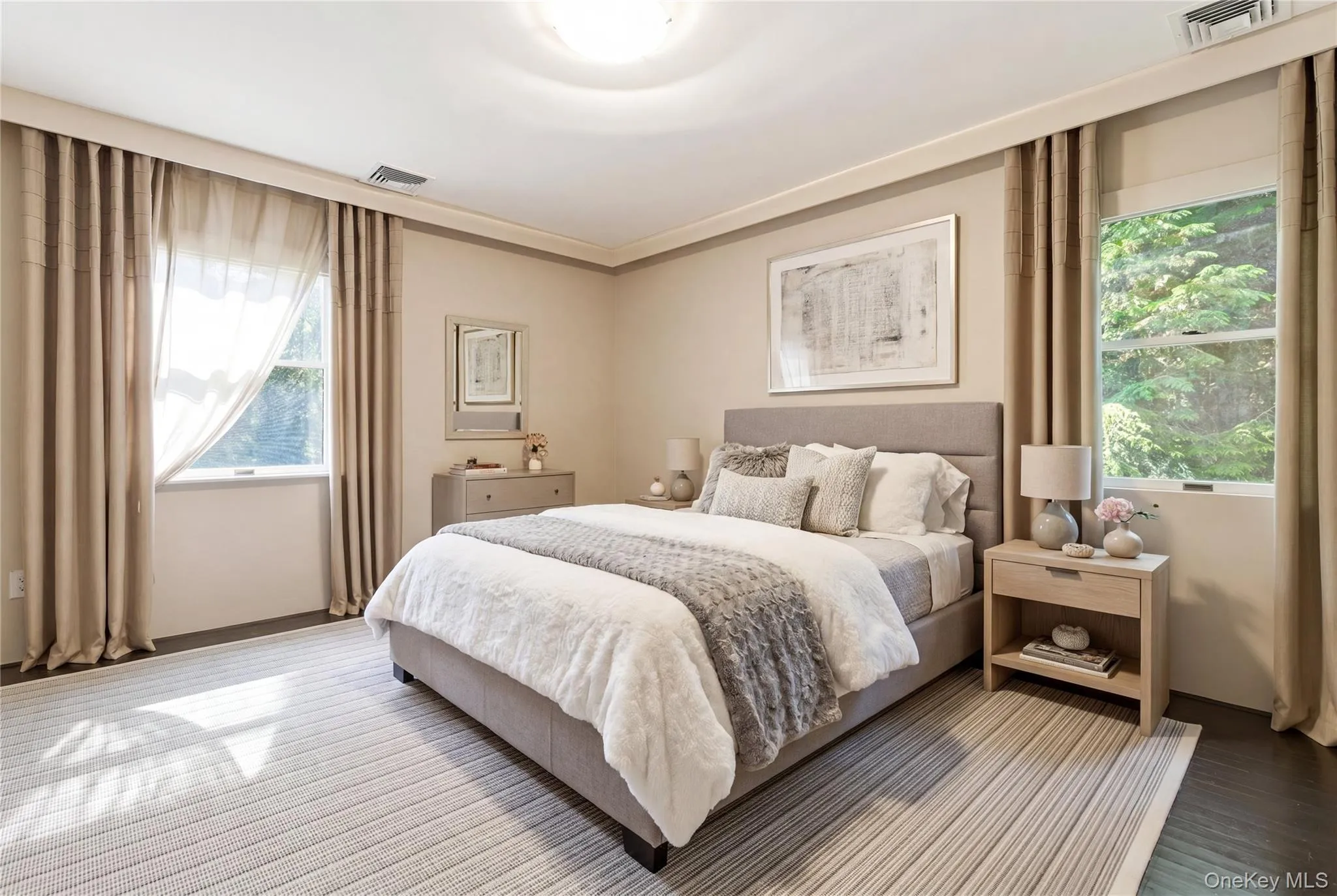 Virtually Staged Upstairs Guest Room Virtually Staged Upstairs Guest Room