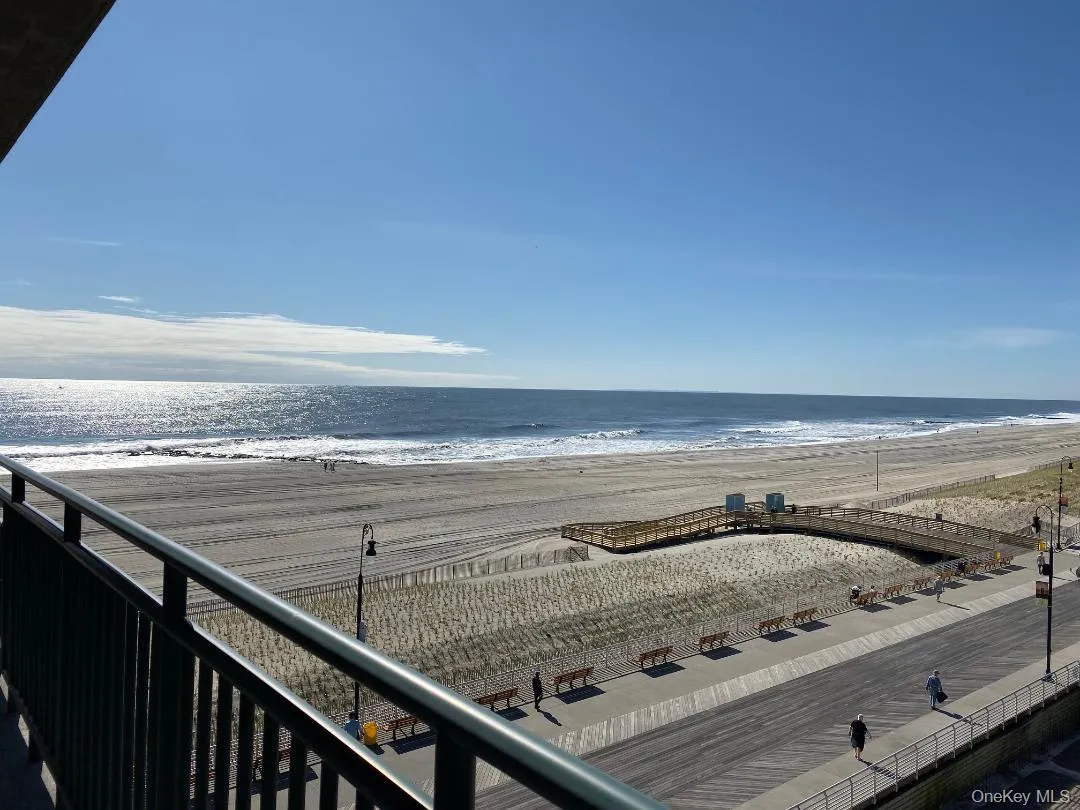 View of water feature with a view of the beach View of water feature with a view of the beach