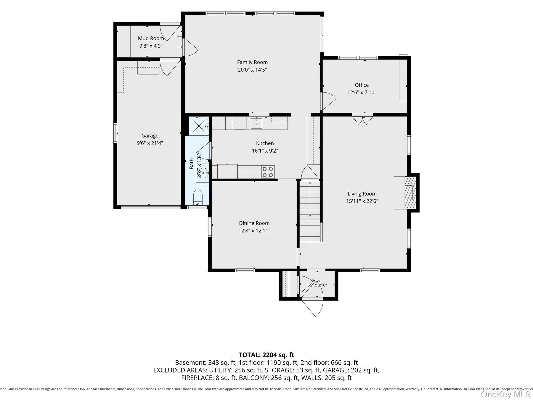 1st Floor Floorplan. Note the mudroom between the garage and family room. 1st Floor Floorplan. Note the mudroom between the garage and family room.