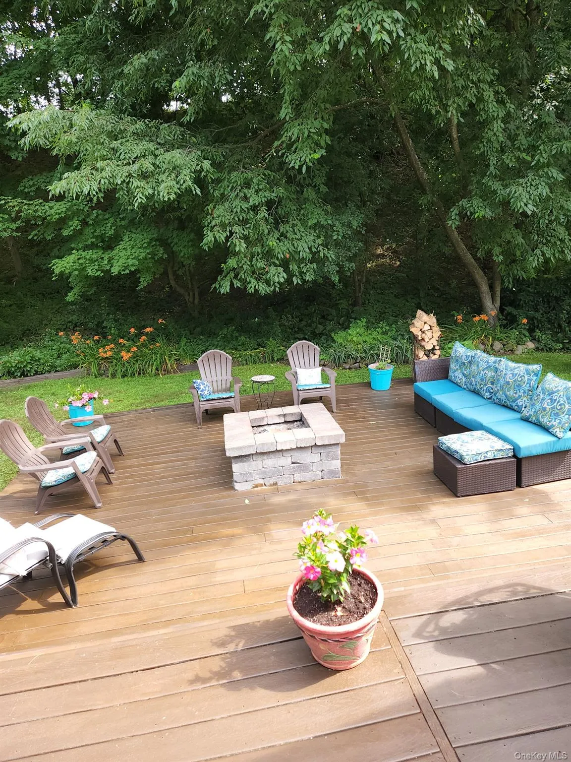 fire pit in ground level trex deck fire pit in ground level trex deck