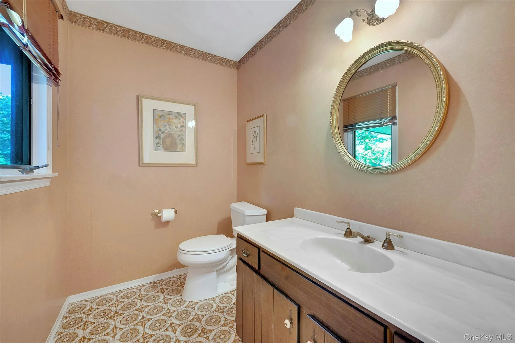Powder room on first level. Powder room on first level.