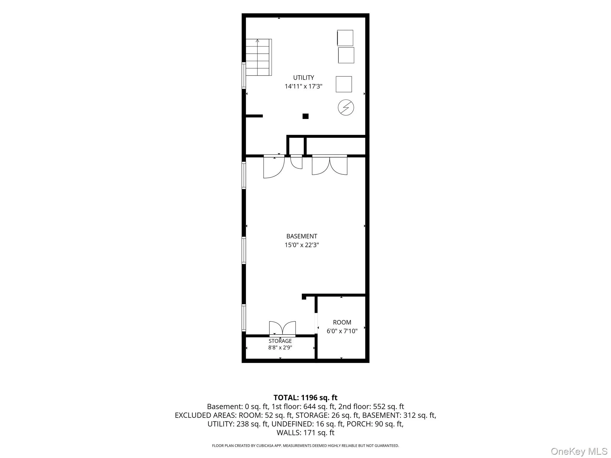 Lower level layout Lower level layout