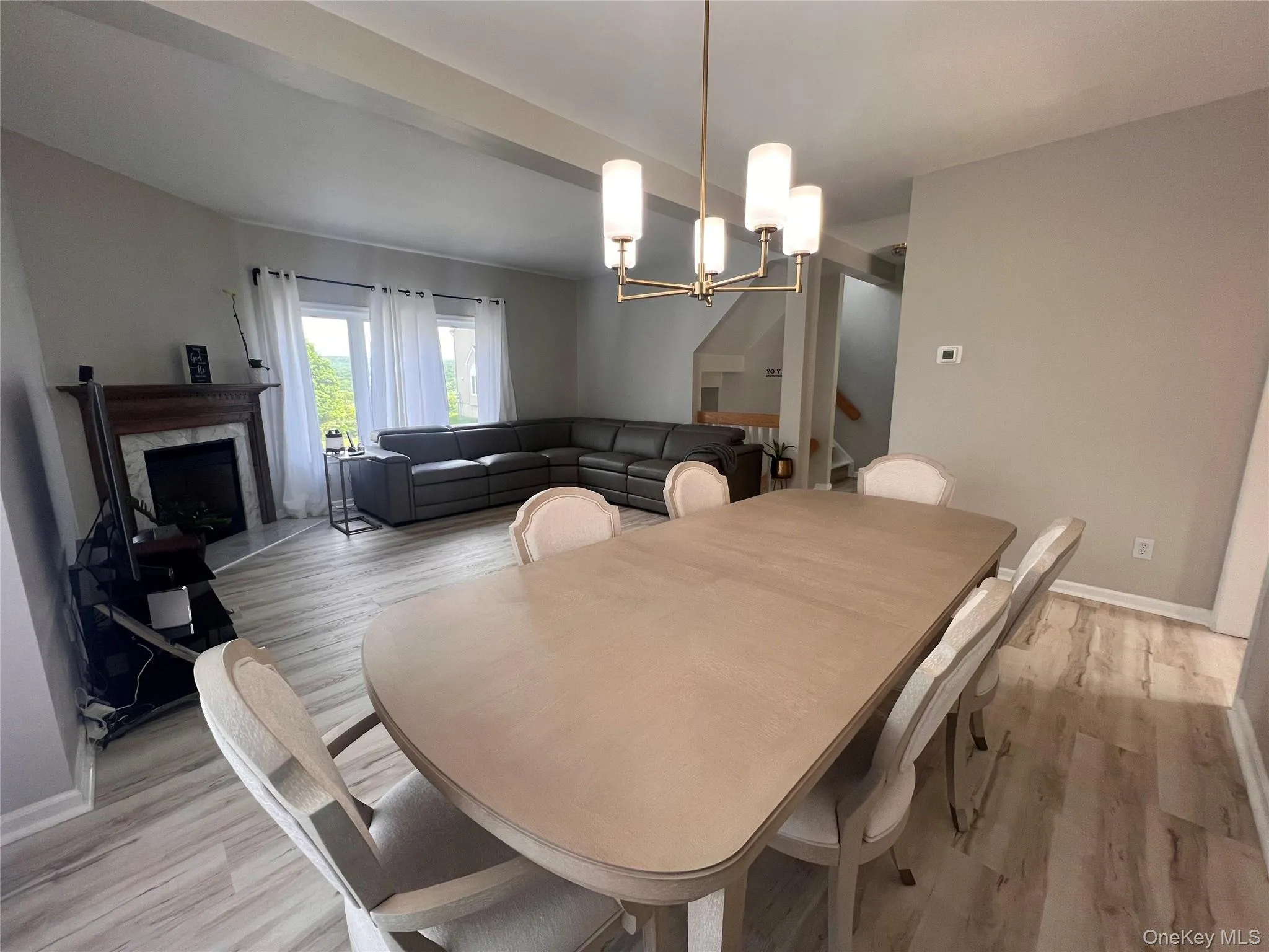 Huge Open Concept Living Room and Dining Room. Huge Open Concept Living Room and Dining Room.