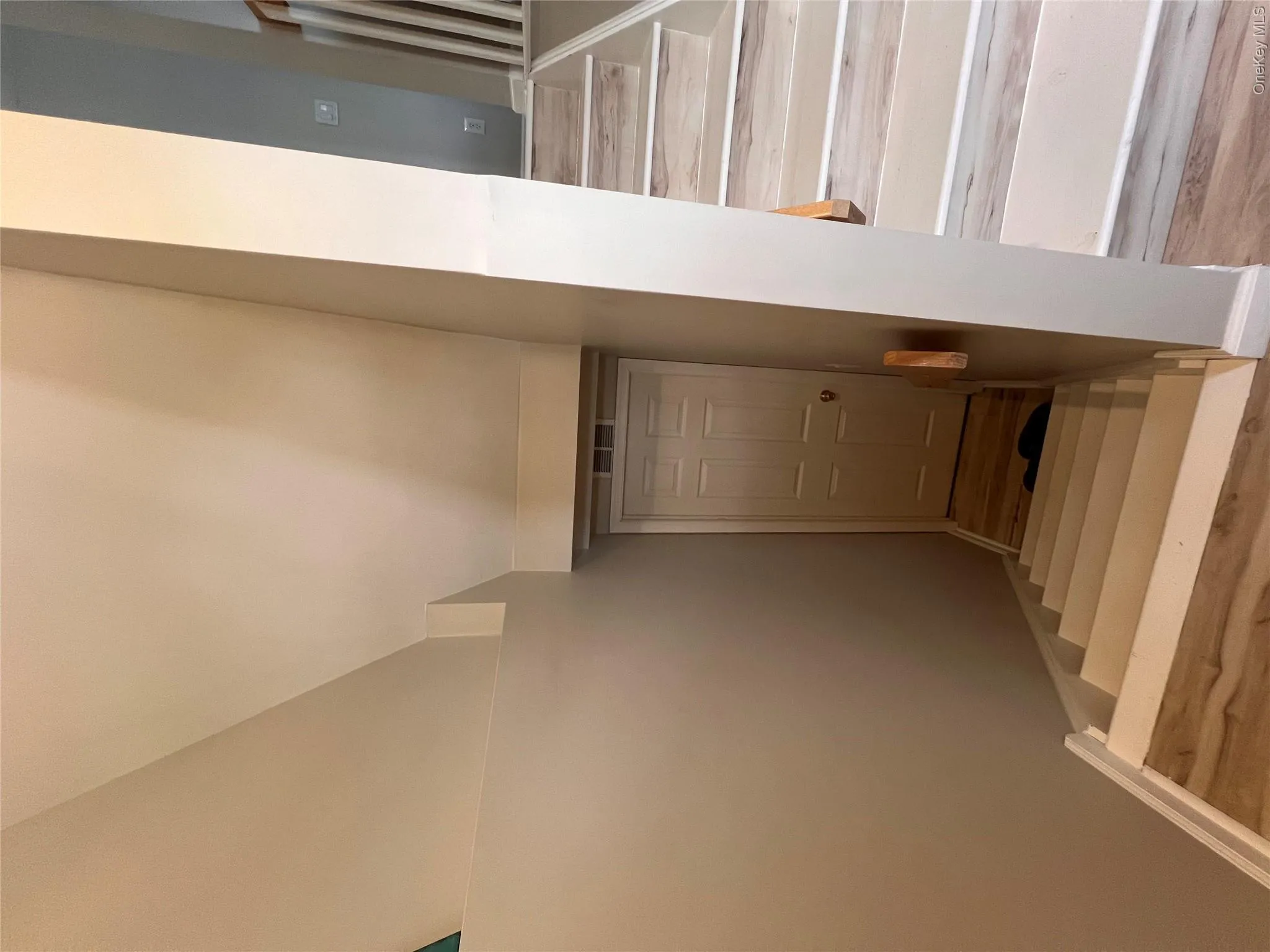 Entry area to lower level. Entry area to lower level.