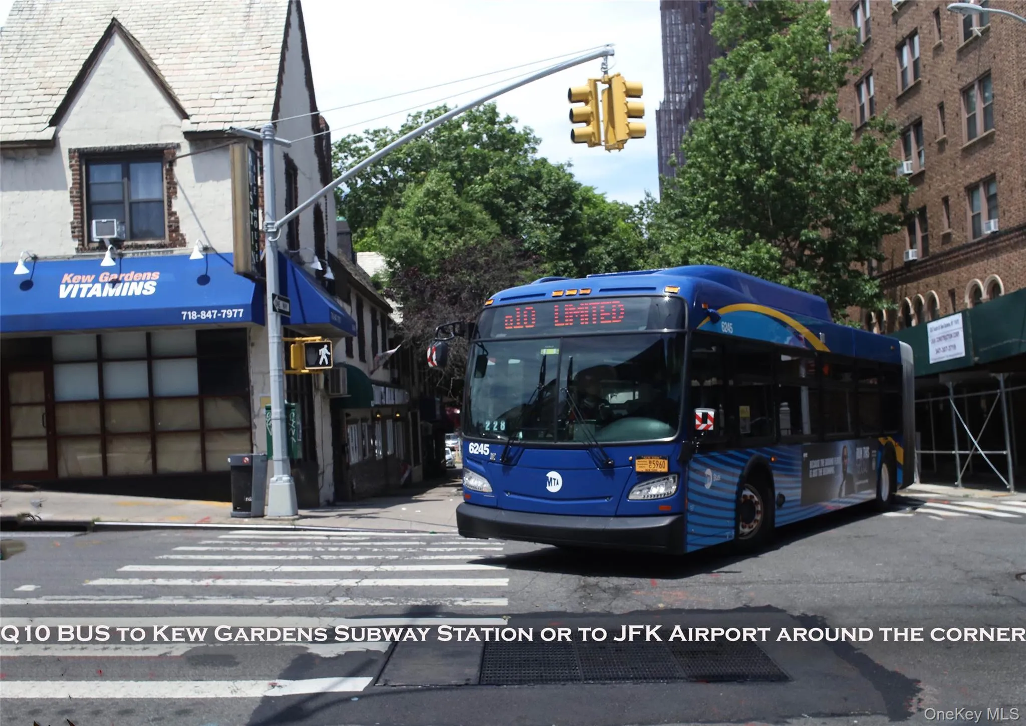 Q10 Bus to the subway station and JFK Airport. Q10 Bus to the subway station and JFK Airport.