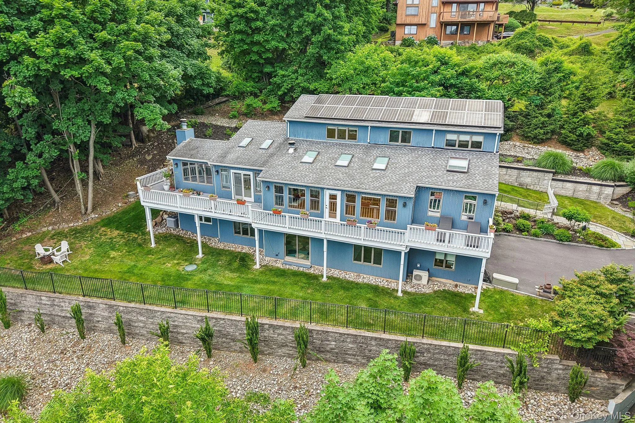 Spanning three levels, the home offers spacious and comfortable living. Spanning three levels, the home offers spacious and comfortable living.