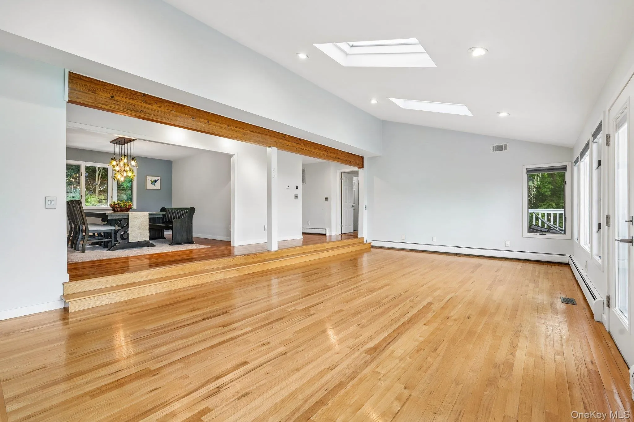 The entire home features hardwood flooring. The entire home features hardwood flooring.