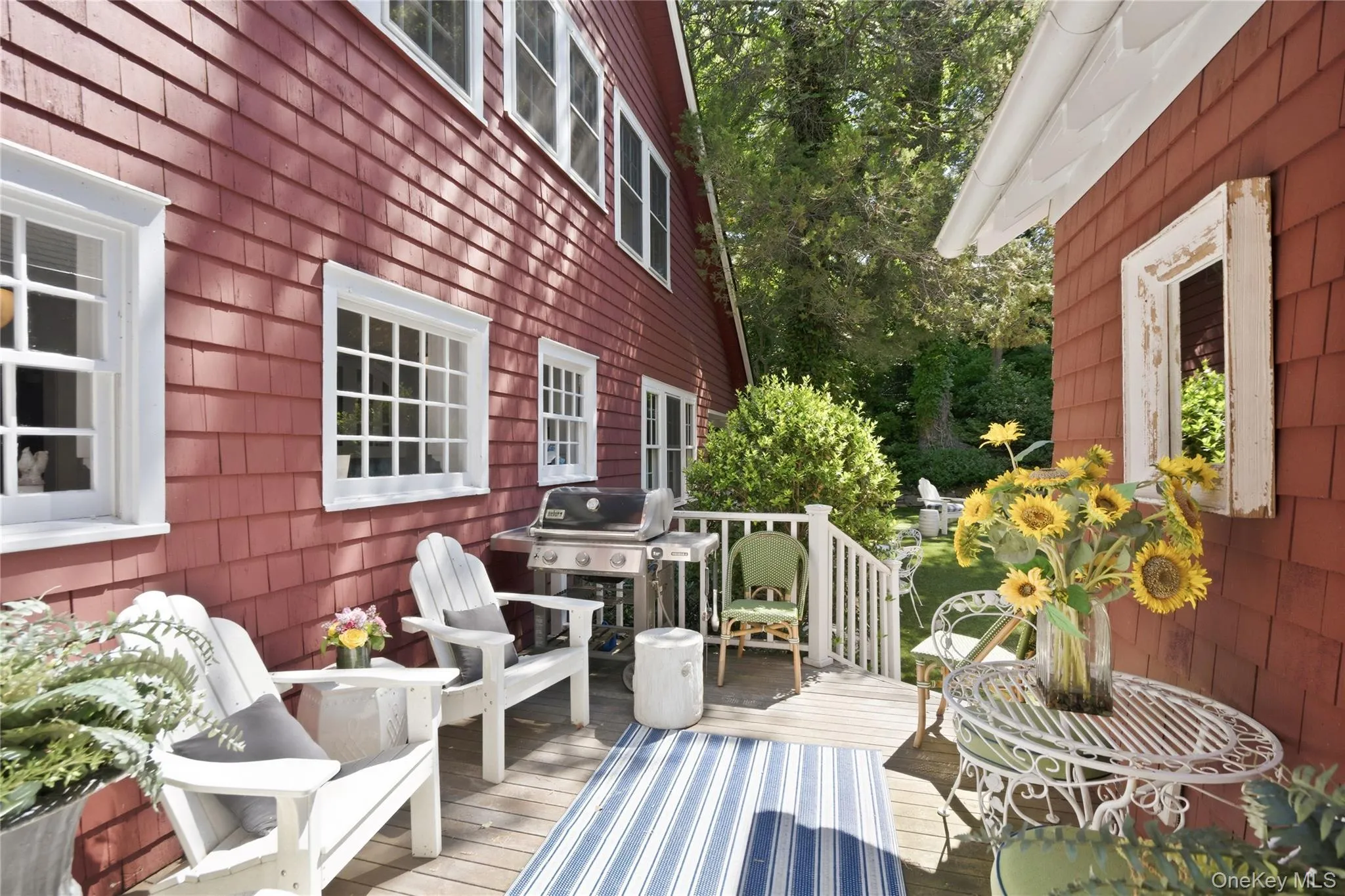Enchanting deck off kitchen and primary suite Enchanting deck off kitchen and primary suite