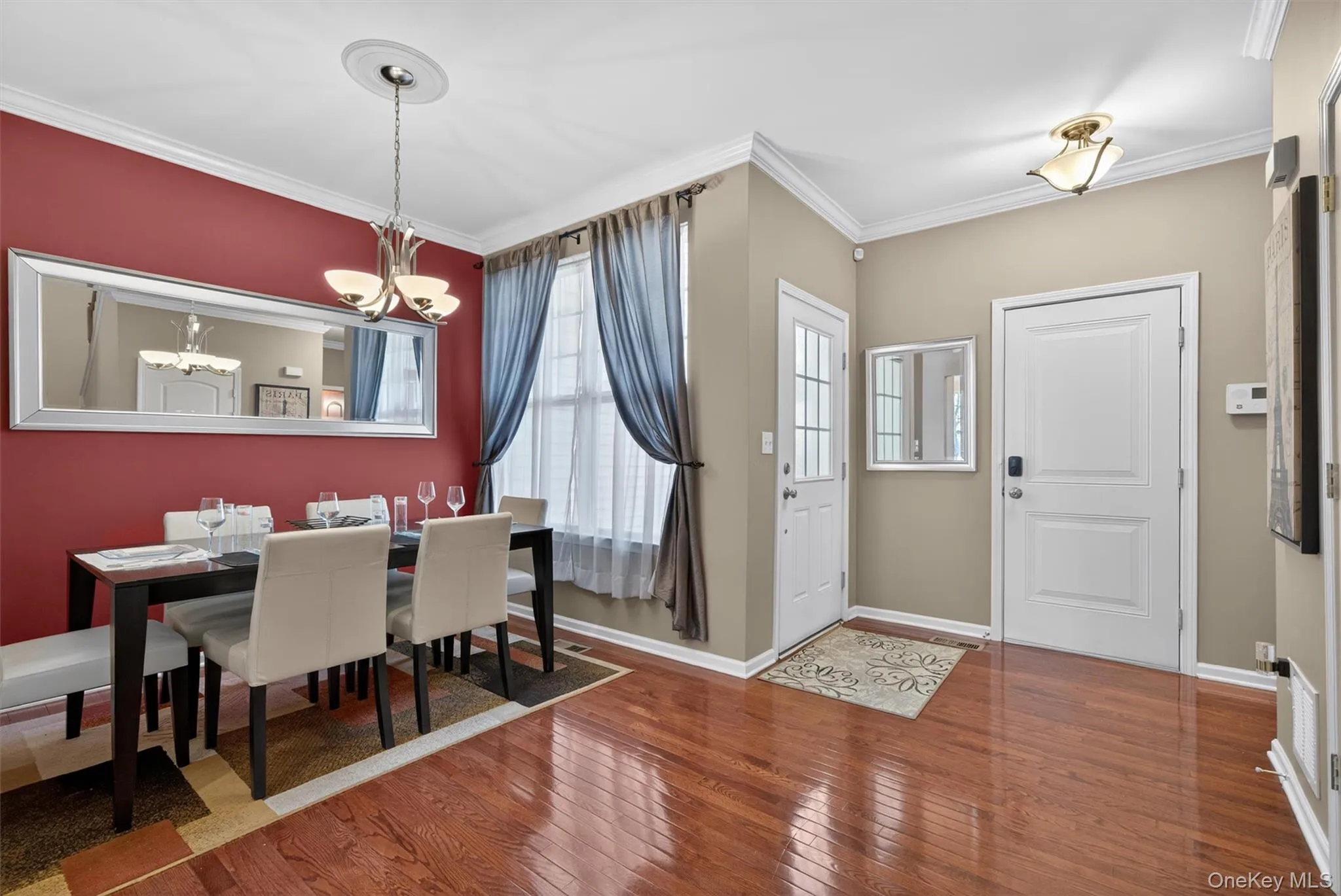 Beautiful, hardwood cherry floors throughout the main living level. Beautiful, hardwood cherry floors throughout the main living level.