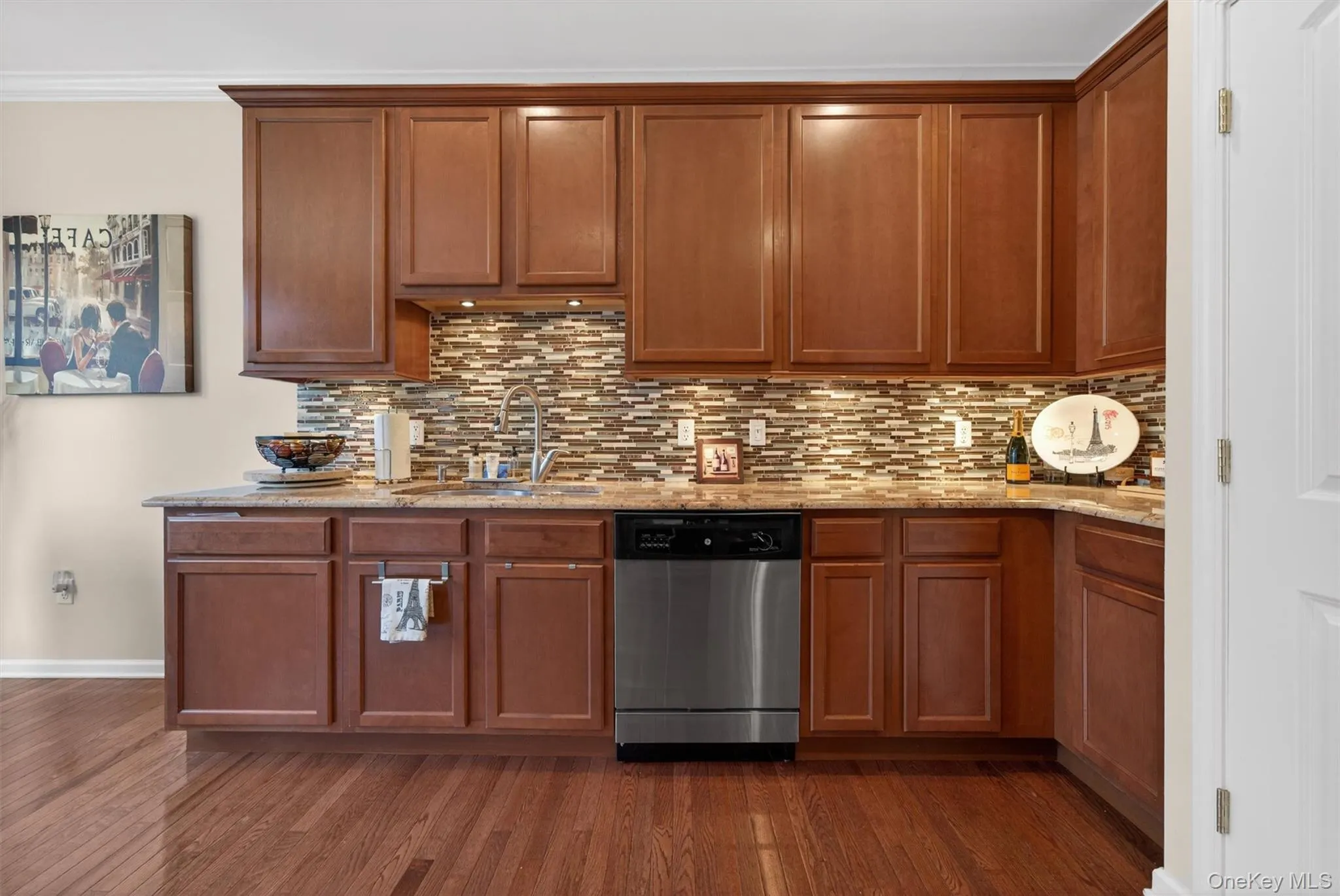 Large, chef's kitchen with undercounter lighting Large, chef's kitchen with undercounter lighting