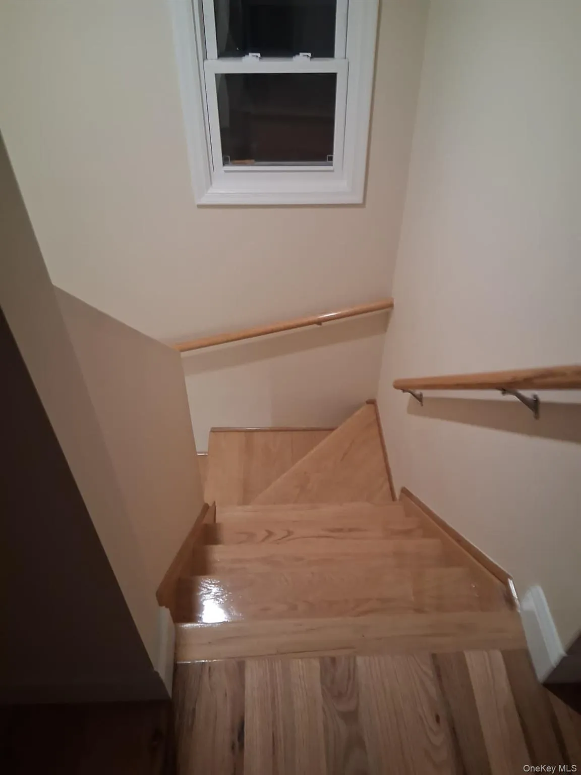 Stairs with wood finished floors Stairs with wood finished floors