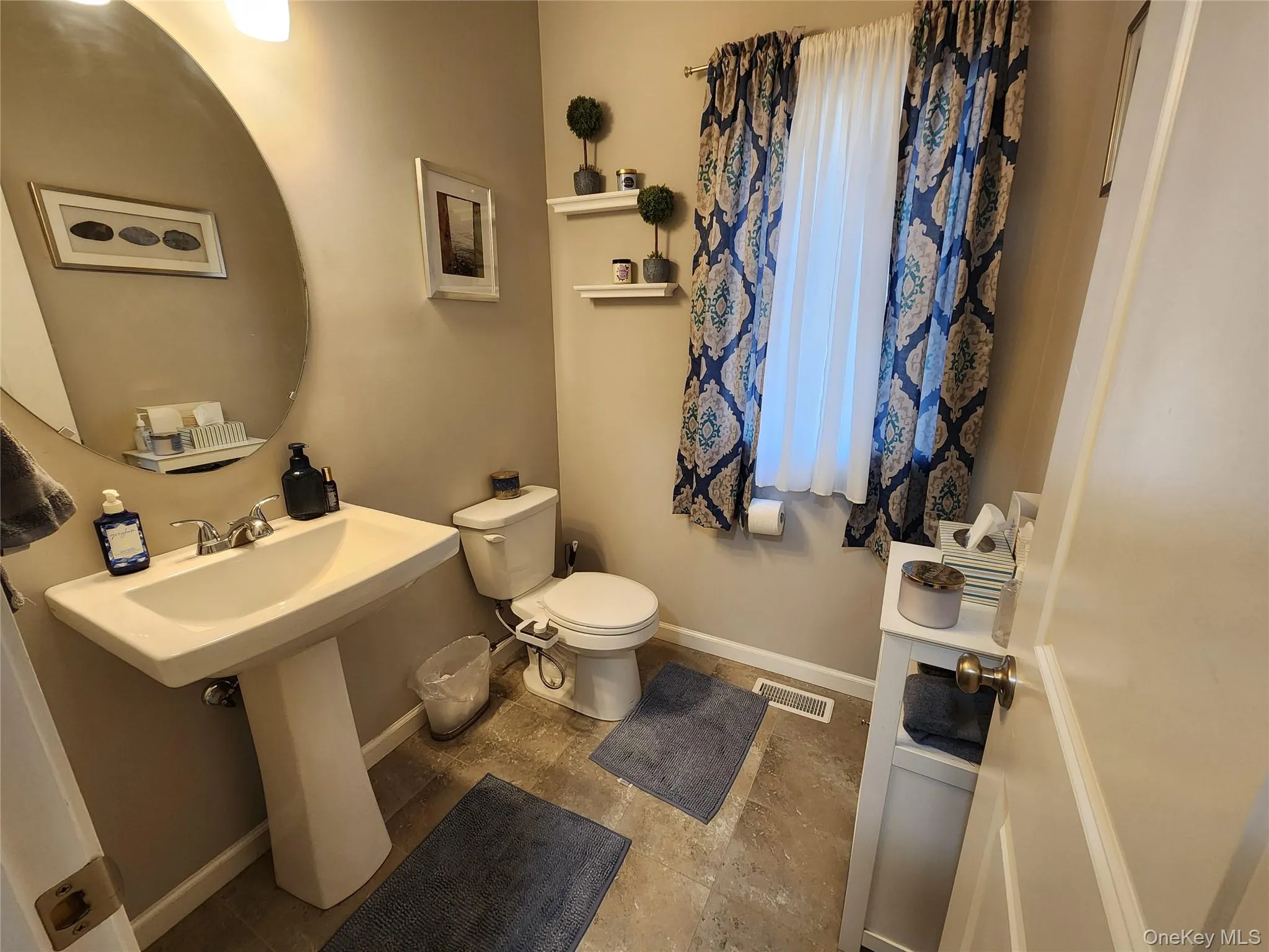 Half bathroom on first floor Half bathroom on first floor