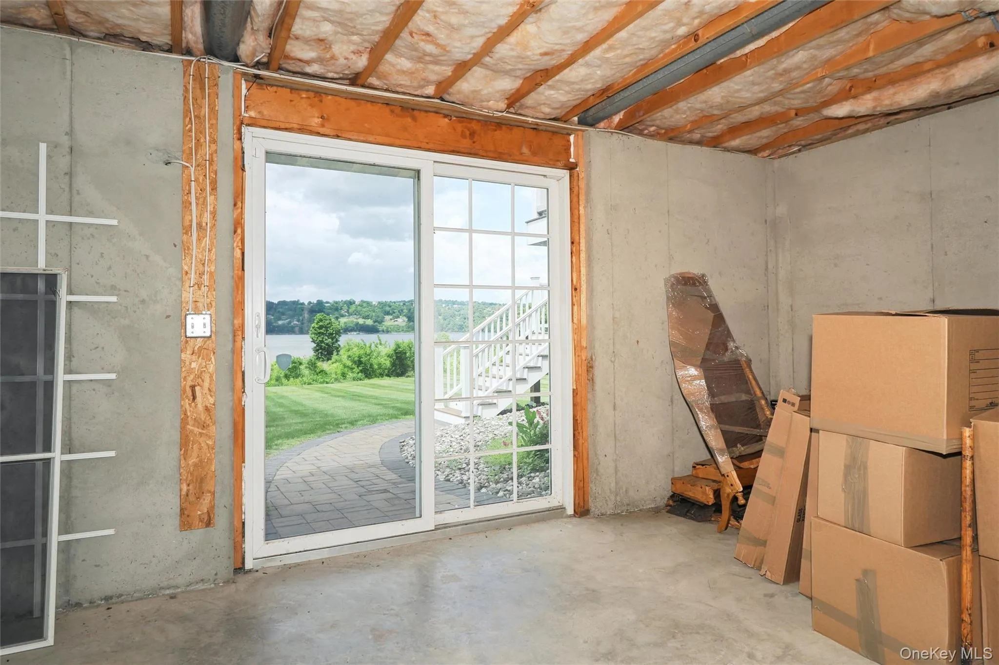 Walkout basement ready to be finished. Note the river views even from this level Walkout basement ready to be finished. Note the river views even from this level